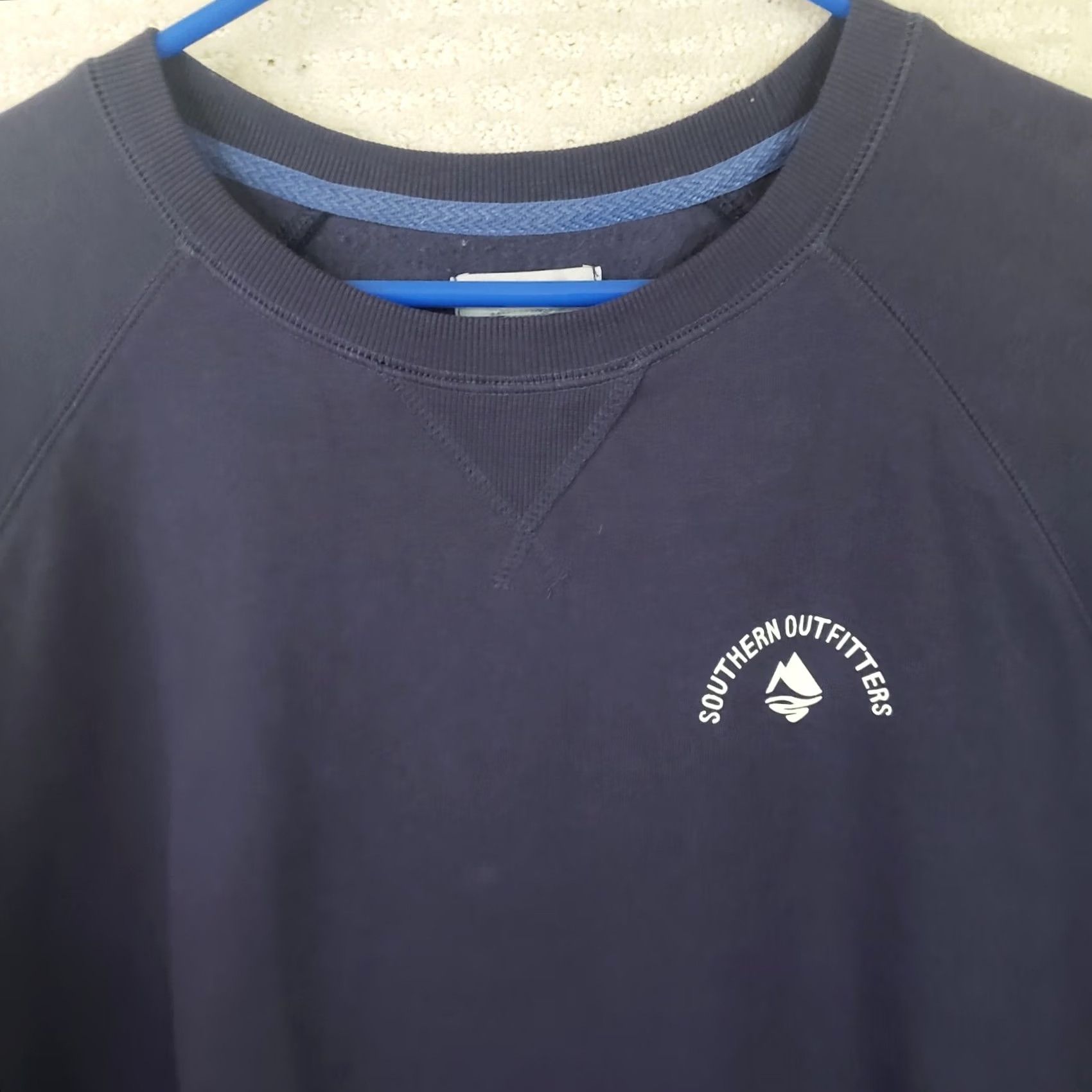 Vintage Ocean & Coast Blue Sweat Shirt Long Sleeve Size 2XL Men's Outdoors Hiking Camping Casual Wear Size US XXL / EU 58 / 5 - 3 Thumbnail
