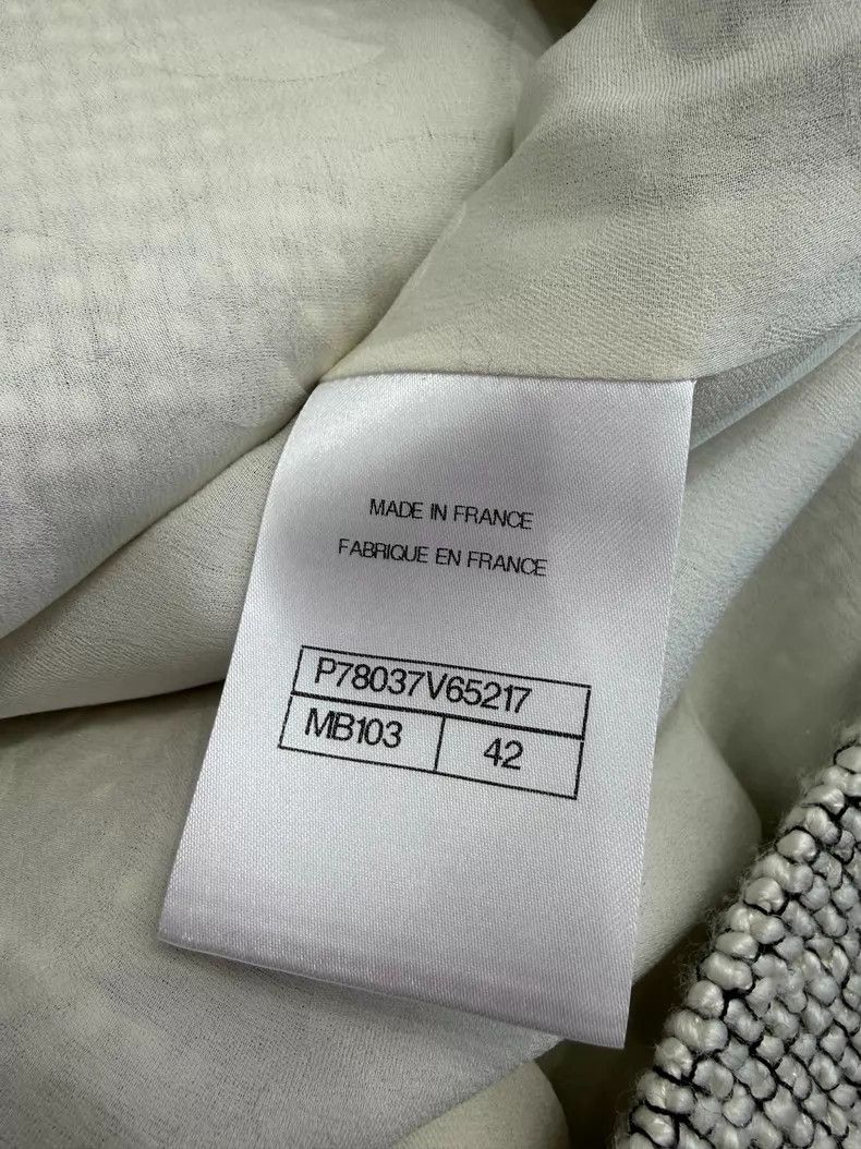 Chanel Chanel Gray twill tweed four-pocket classic jacket Size M / US 6-8 / IT 42-44 - 5 Thumbnail