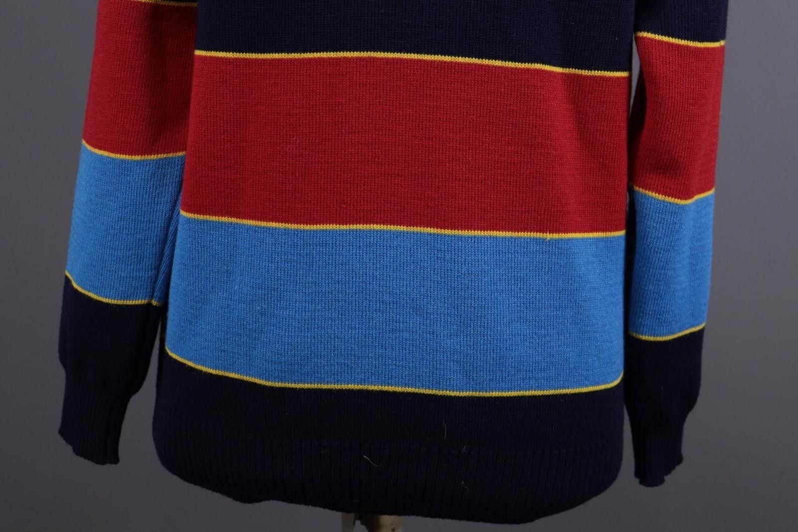 Saint James Men Saint James Multicolor Striped Wool Knit Sweater Size L Size US L / EU 52-54 / 3 - 11 Thumbnail