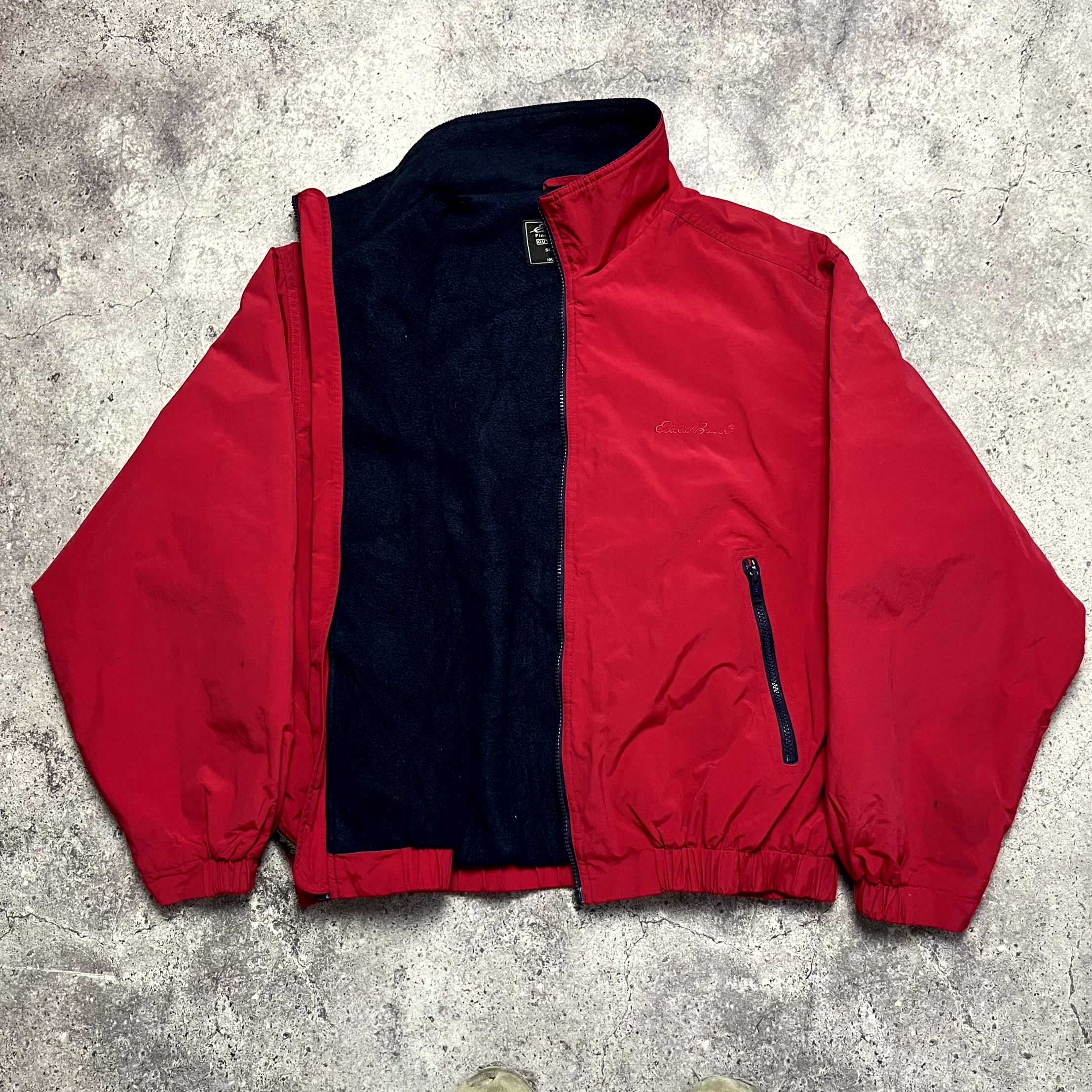 Eddie Bauer Eddie Bauer Nylon Polartec Red Bomber Jacket Size M Size US M / EU 48-50 / 2 - 9 Thumbnail