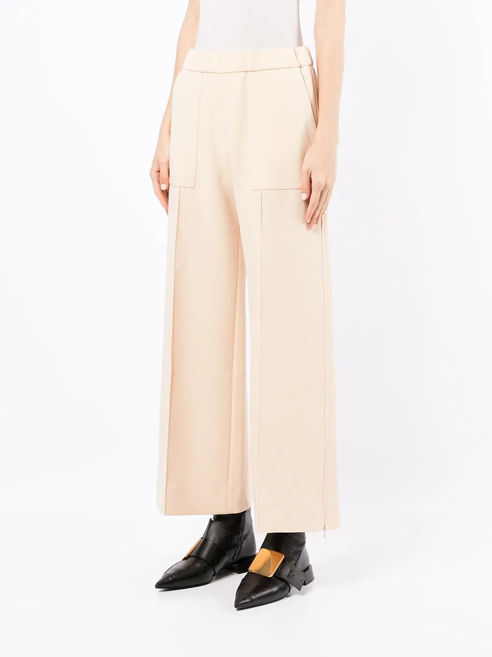 Jil Sander o1y1025 Sweatpant in Beige Size 28" / US 6 / IT 42 - 2 Thumbnail