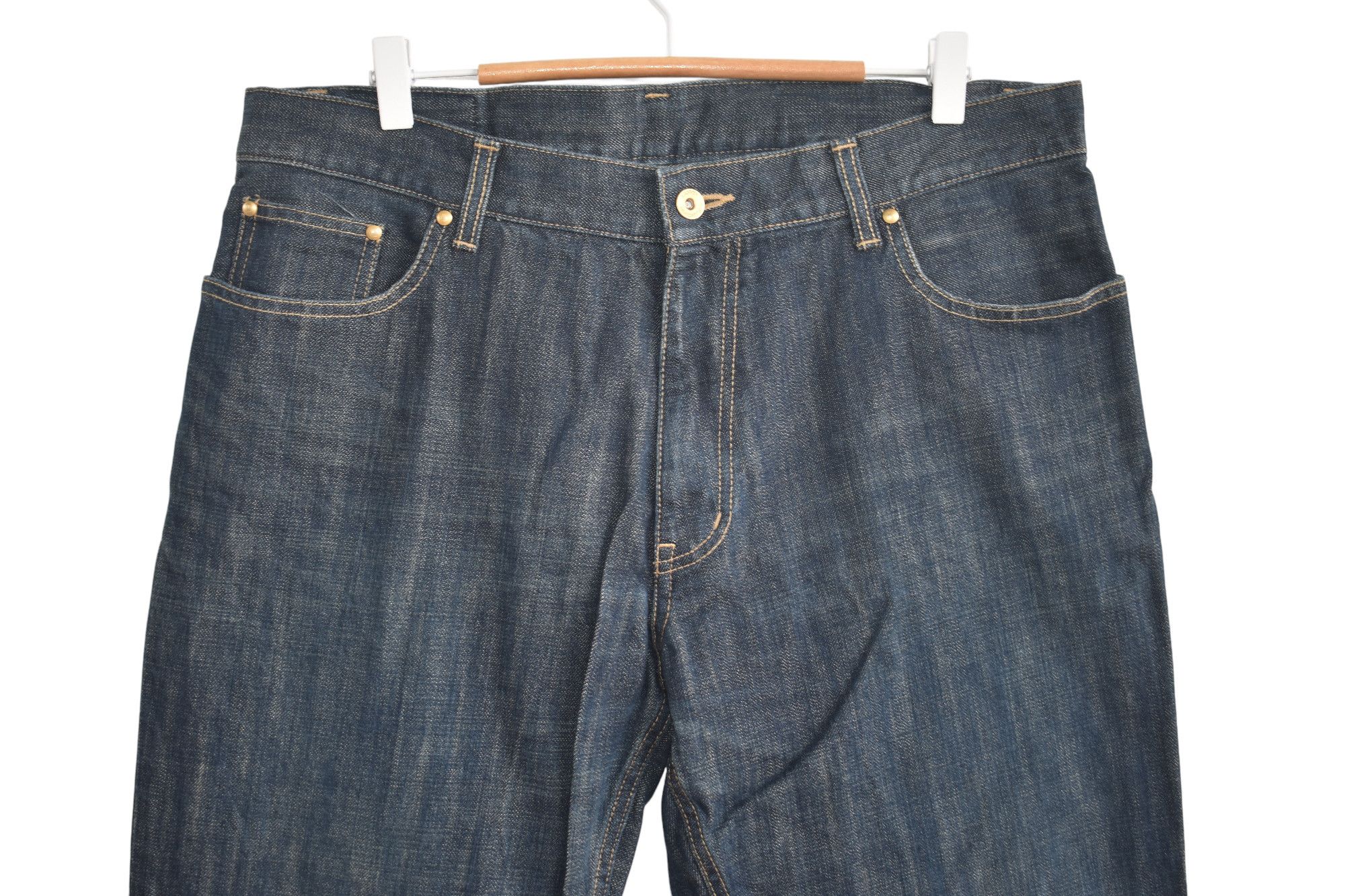 Lanvin Lanvin Paris Blue Wash Indigo Style Jeans W36 Size US 35 - 3 Thumbnail