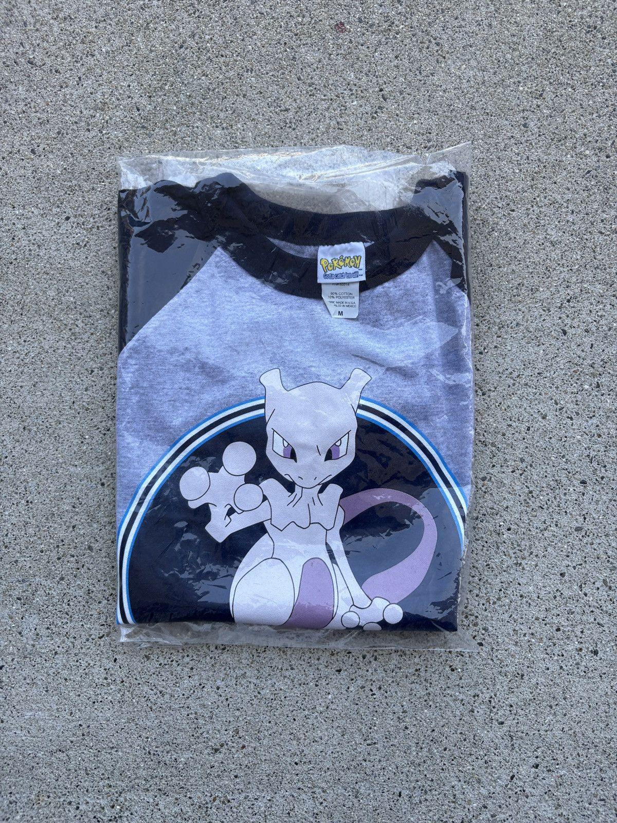 Pokemon Vintage 1999 Pokèmon “#150” MewTwo 3/4 Sleeve Shirt Size M Size US M / EU 48-50 / 2 - 3 Thumbnail