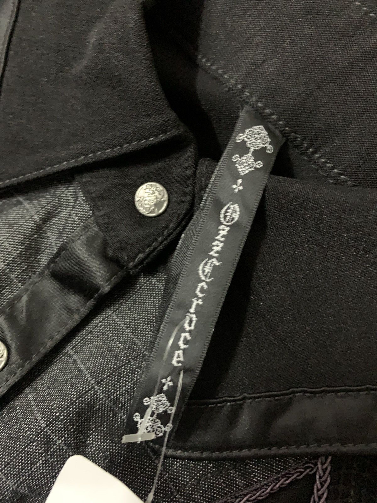 Japanese Brand 💥Japanese Fashion Designer Ozz On Croce Dragon Gothic Jacket Size S / US 4 / IT 40 - 9 Thumbnail