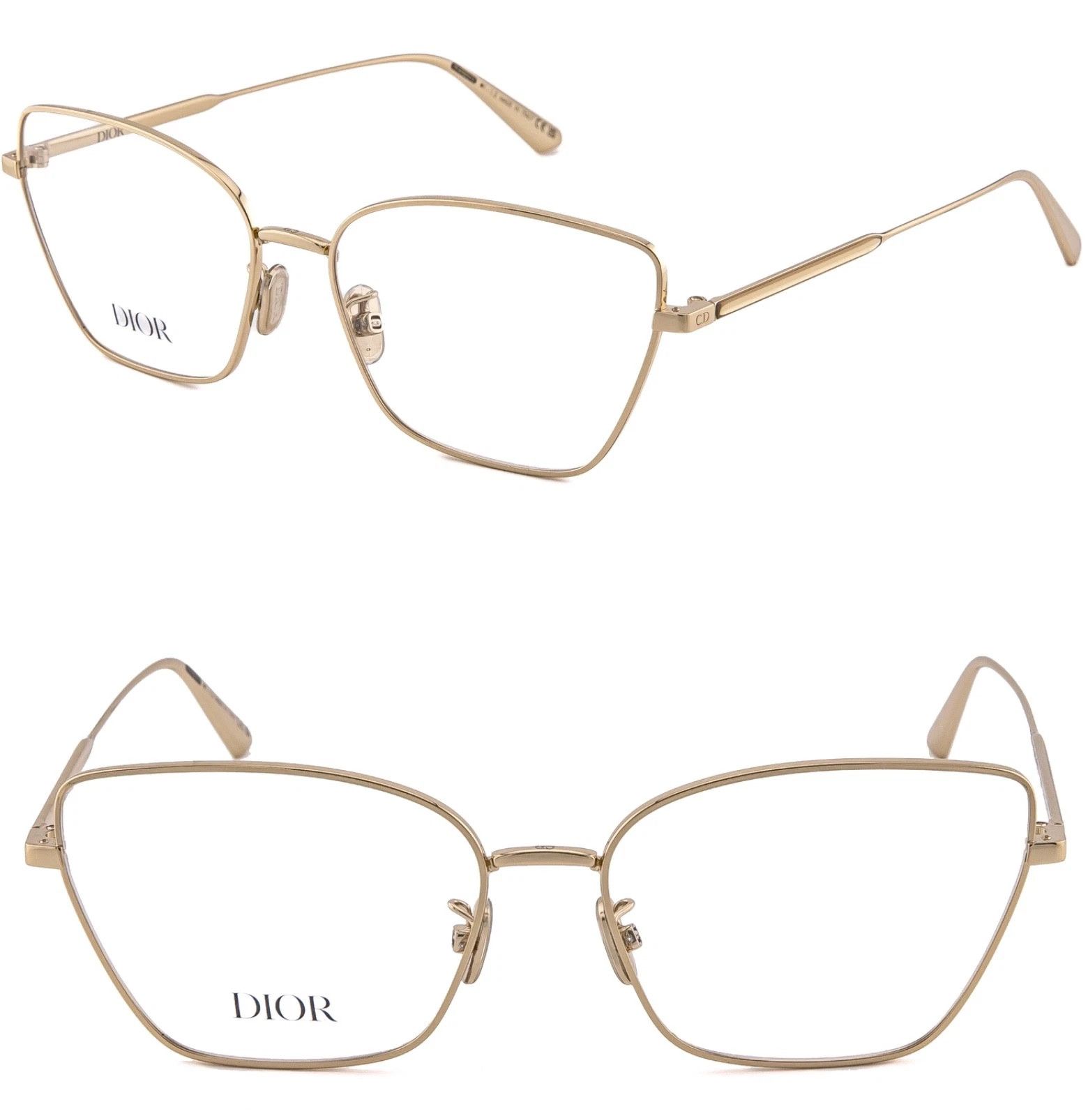 Christian Dior Monsieur CHRISTIAN DIOR GEMDIORO B2U Gold Metal GemDior CD50055U Size ONE SIZE - 1 Thumbnail