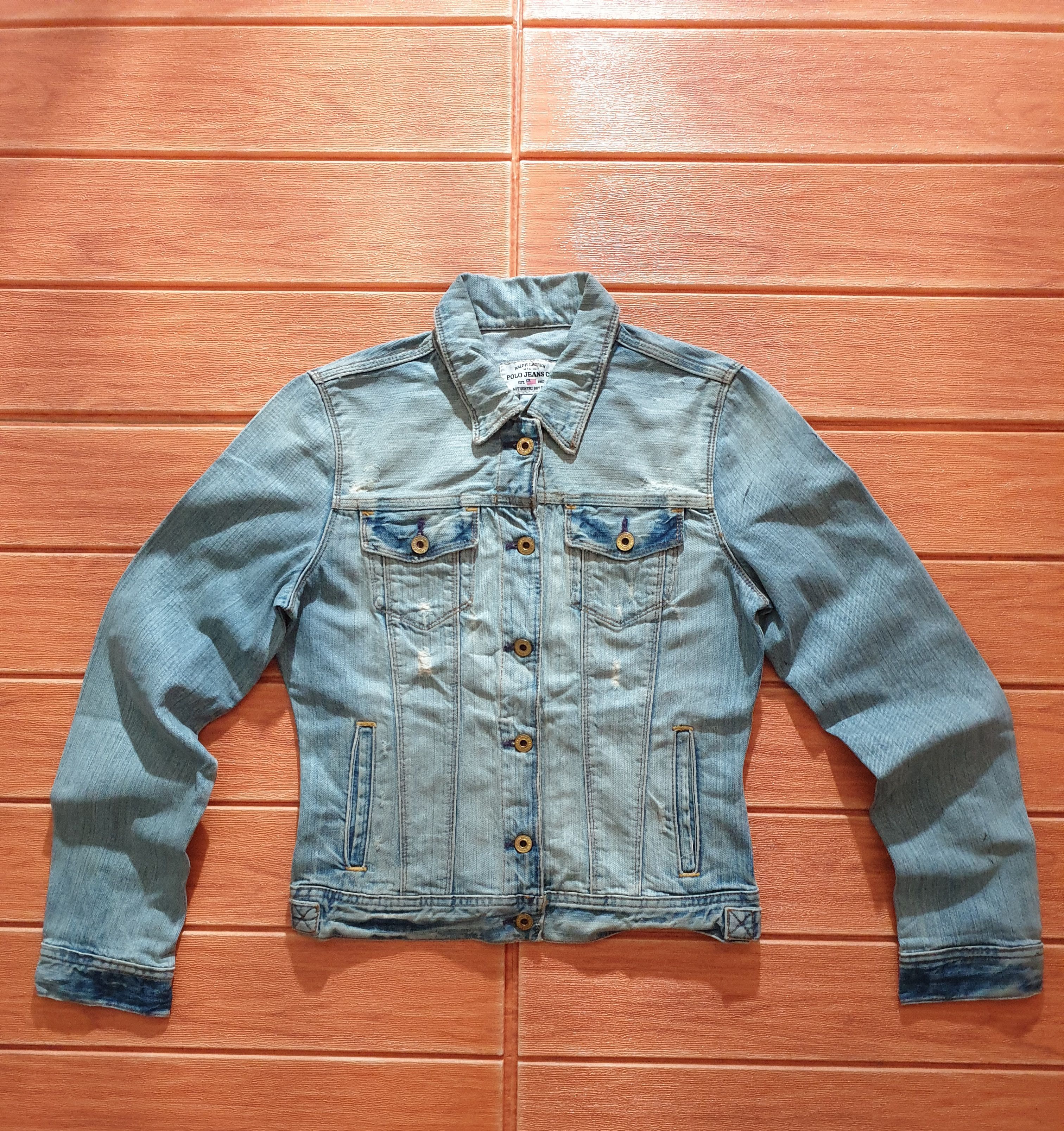 Polo Ralph Lauren 💥Polo Ralph Lauren denim Jacket Size US S / EU 44-46 / 1 - 1 Thumbnail