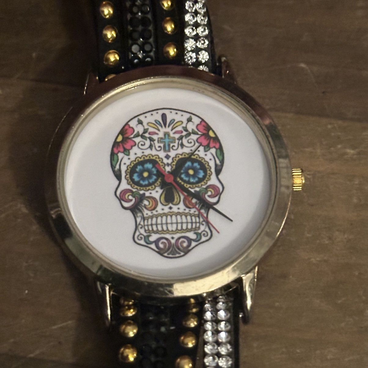 Other Sugar skull embellished wrap band watch Size ONE SIZE - 5 Thumbnail