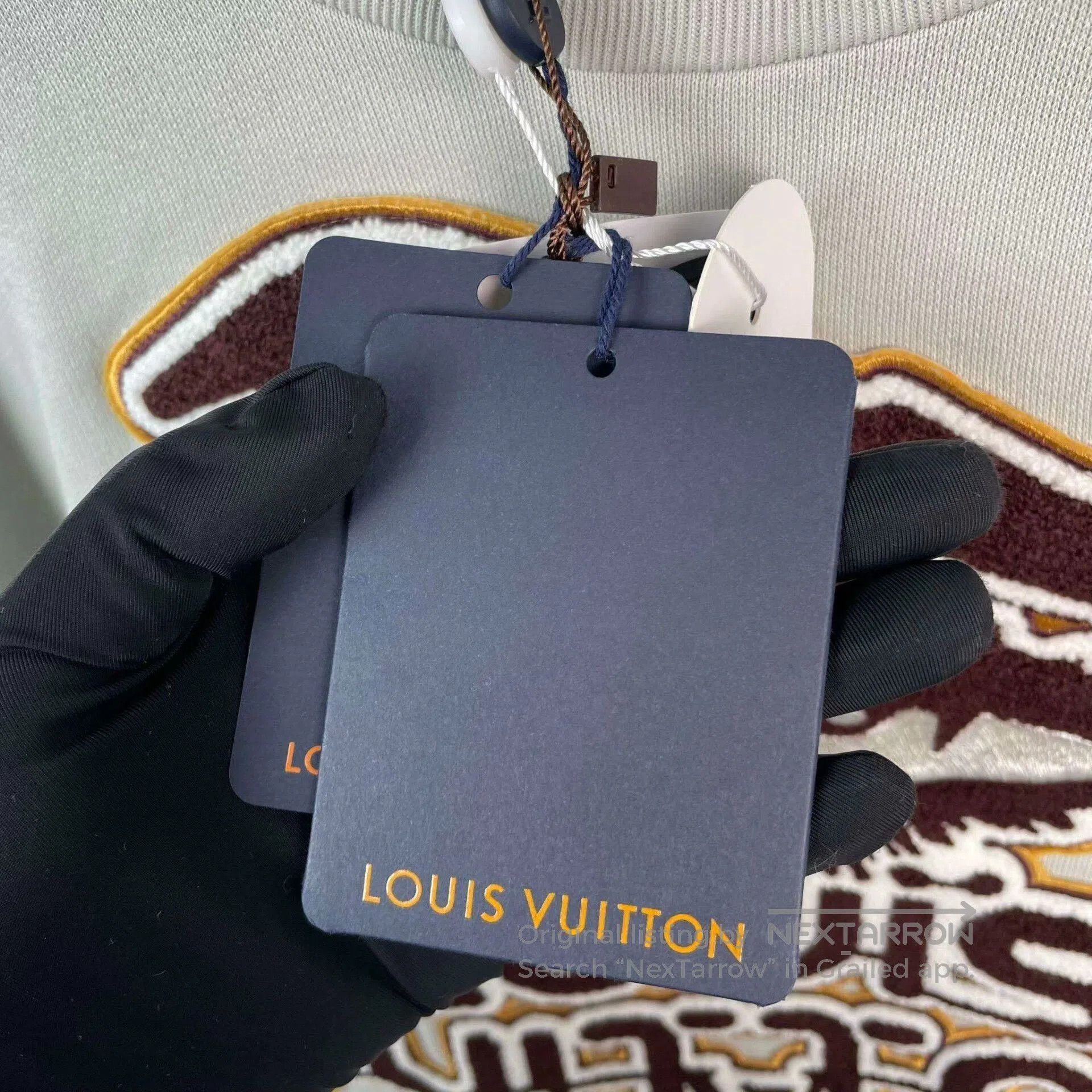 Louis Vuitton Louis Vuitton Eye Embroidery Sweatshirt XXL. Size US XXL / EU 58 / 5 - 4 Thumbnail
