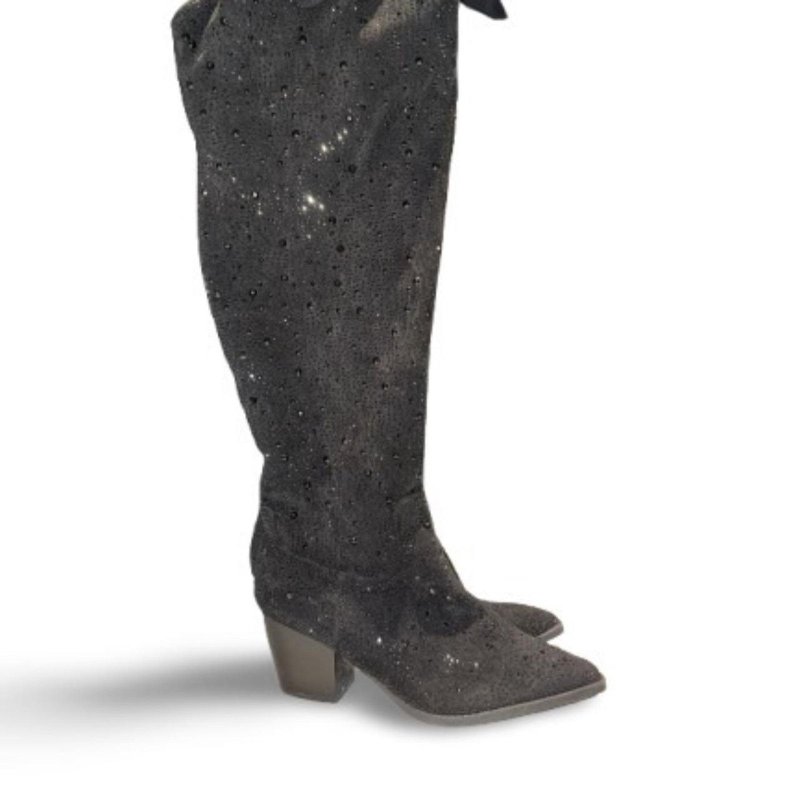 & Other Stories Sparkle y2k cowboy boots gothic Size US 9 / IT 39 - 1 Thumbnail