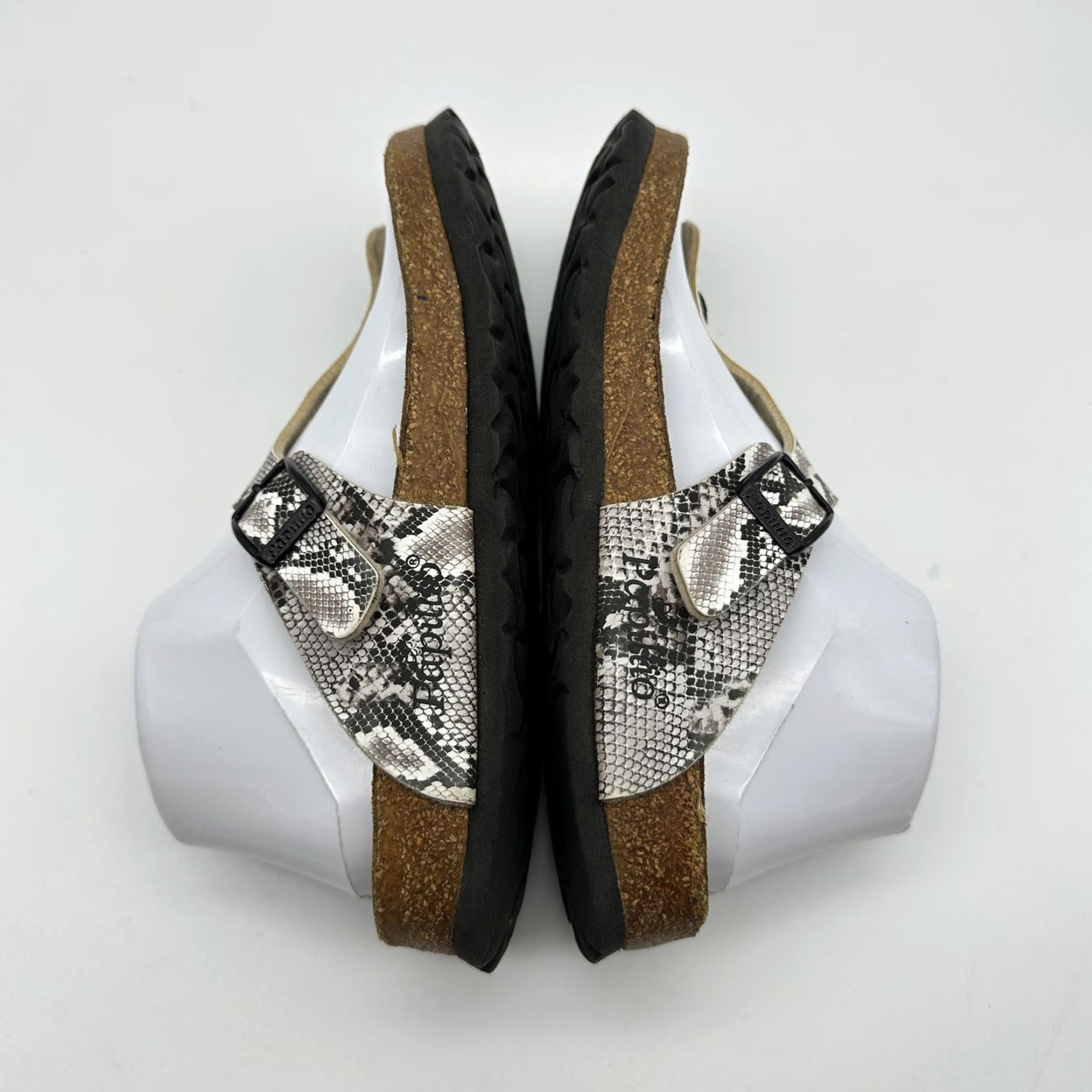 Birkenstock Birkenstock Papillio Gizeh Women's 7 EU38 Snakeskin Cork T Strap Sandals Size US 7 / IT 37 - 7 Thumbnail