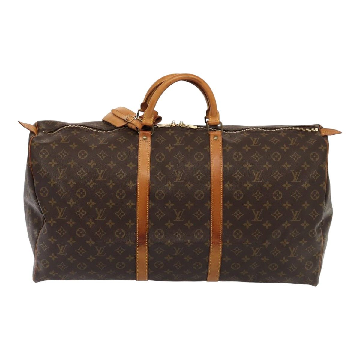 Louis Vuitton Keepall 60 Brown Canvas Travel Bag (Pre-Owned) Size ONE SIZE - 1 Thumbnail