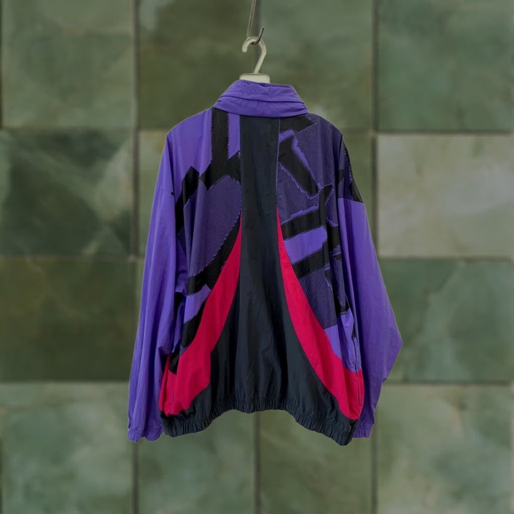 Nike VINTAGE Nike Premier Windbreaker Jacket Mens XL Purple Pink Black 90s Soccer Size US XL / EU 56 / 4 - 1 Thumbnail