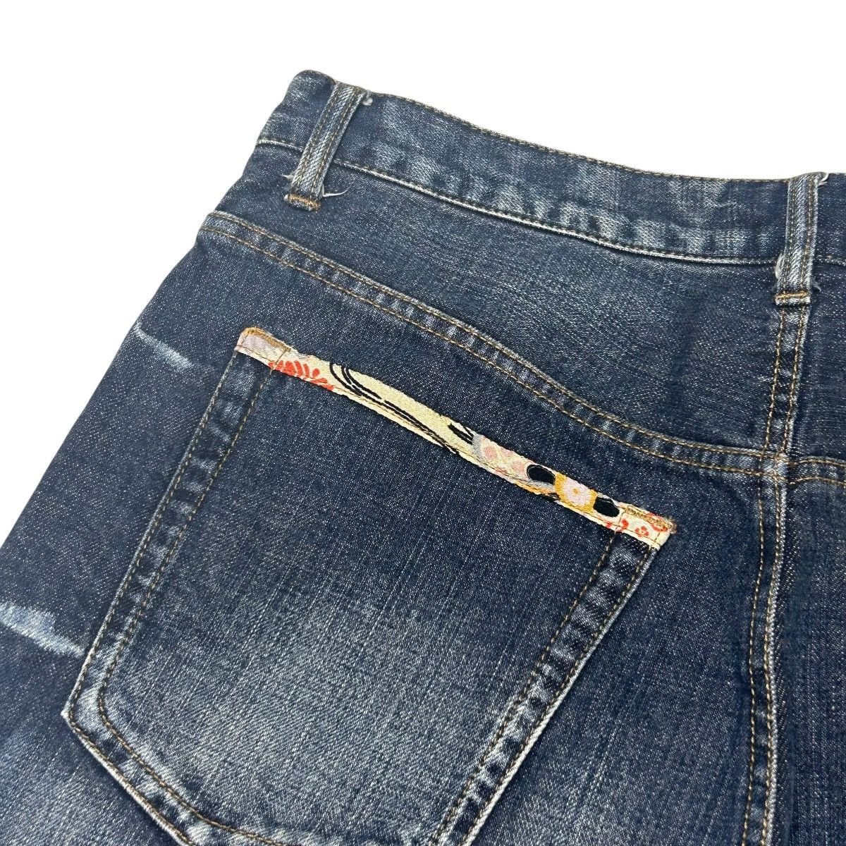 Karakuri Tamashii 511 Karakuri Tamashii jeans embroidered denim blue archive Size US 35 - 13 Thumbnail