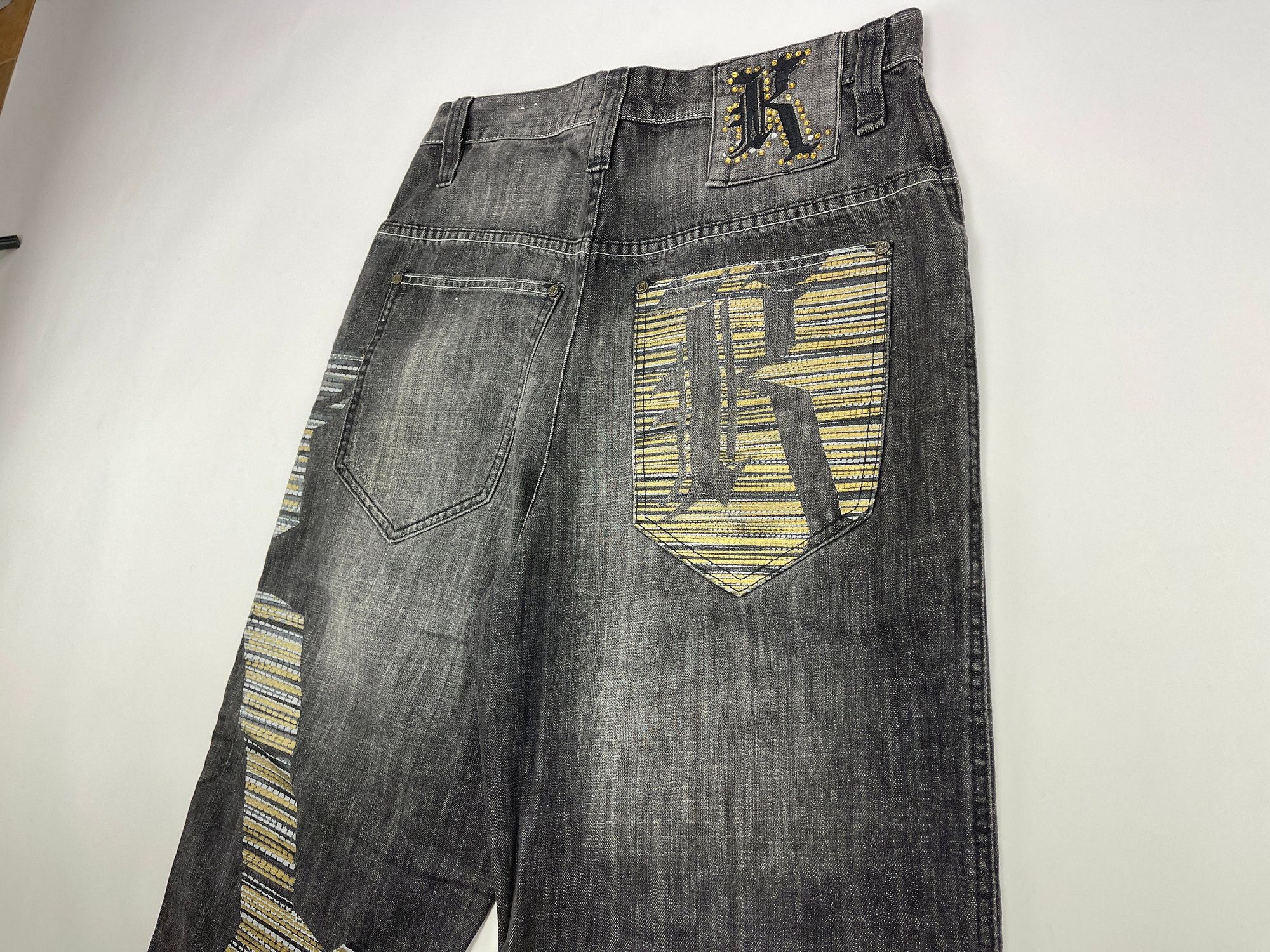 Karl Kani KARL KANI jeans, baggy, vintage Kani jeans, 90s hip hop W 32 Size US 32 / EU 48 - 4 Thumbnail