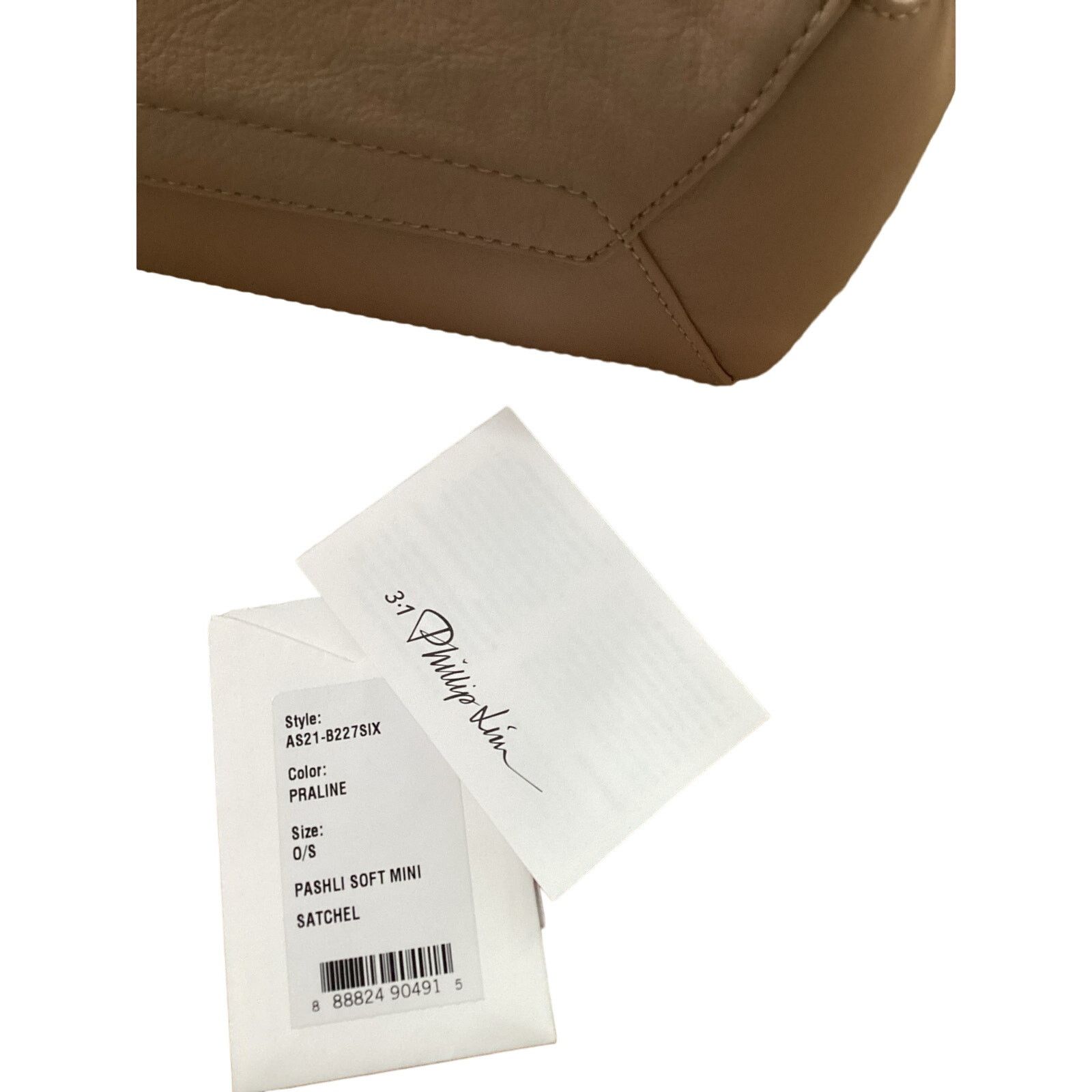 3.1 Phillip Lim NWT 3.1 Phillip Lim Small Pashli Satchel Praline Tan Size ONE SIZE - 10 Thumbnail