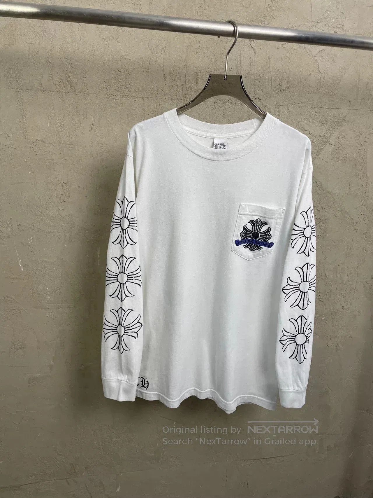 Chrome Hearts Chrome Hearts White Long Sleeve T. Size US M / EU 48-50 / 2 - 1 Thumbnail