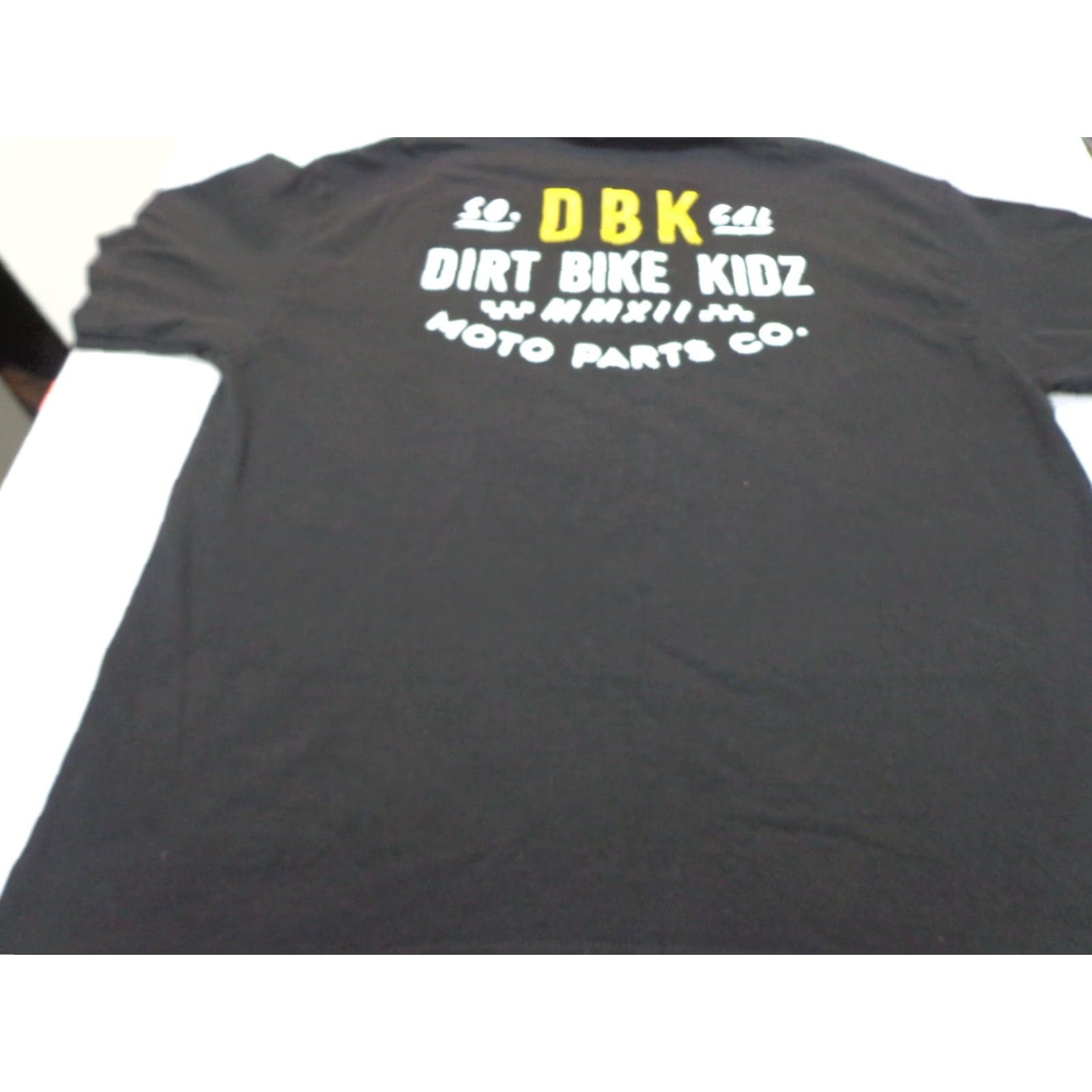Vintage Dirt Bike Kidz T-shirt Black Men's XL Crew Neck Short Sleeve Standard Fit Size US XL / EU 56 / 4 - 7 Thumbnail
