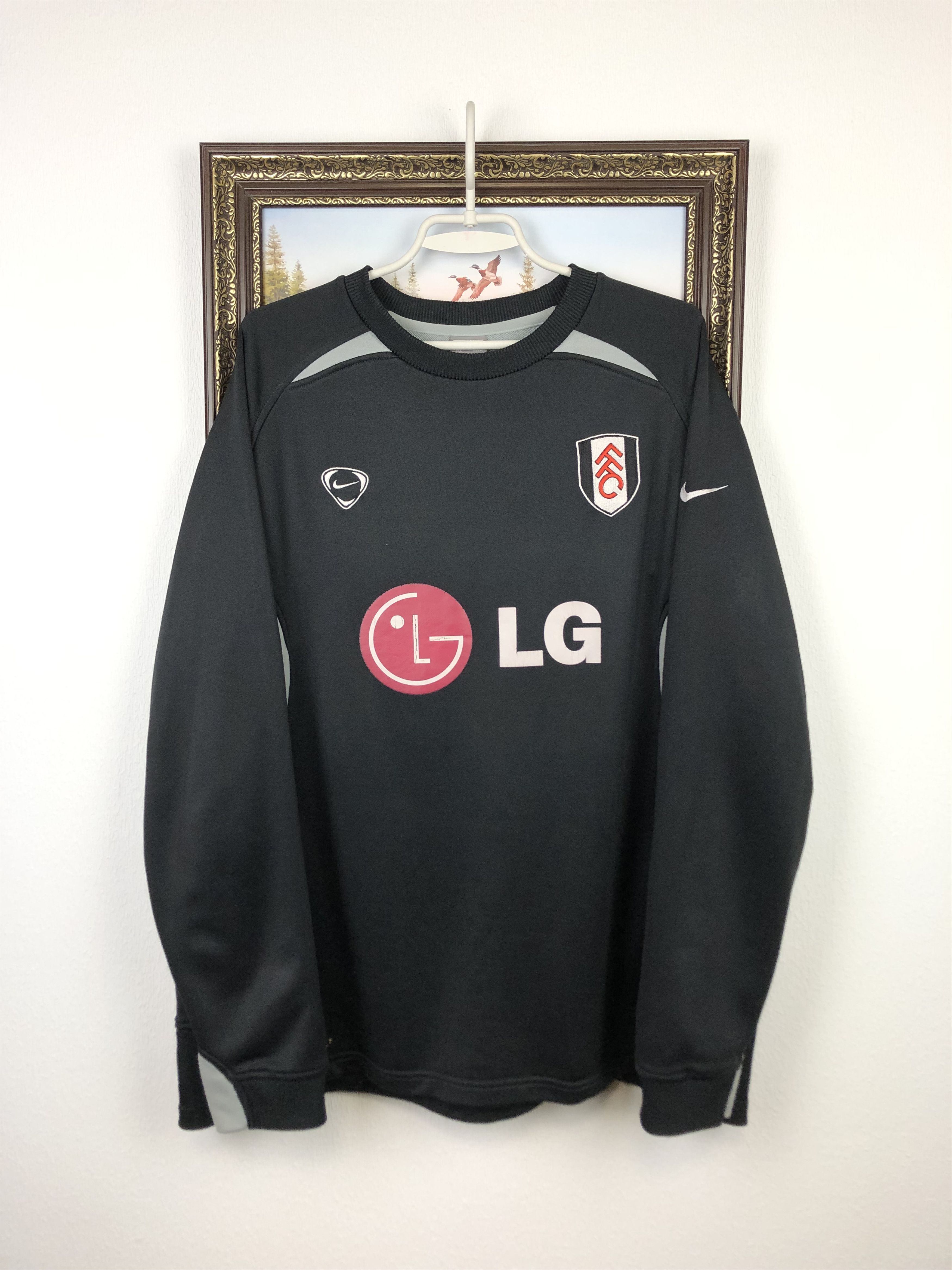 Nike × Vintage Vintage Nike Fulham Football Sweatshirt Soccer Jacket Track Size US XXL / EU 58 / 5 - 1 Thumbnail