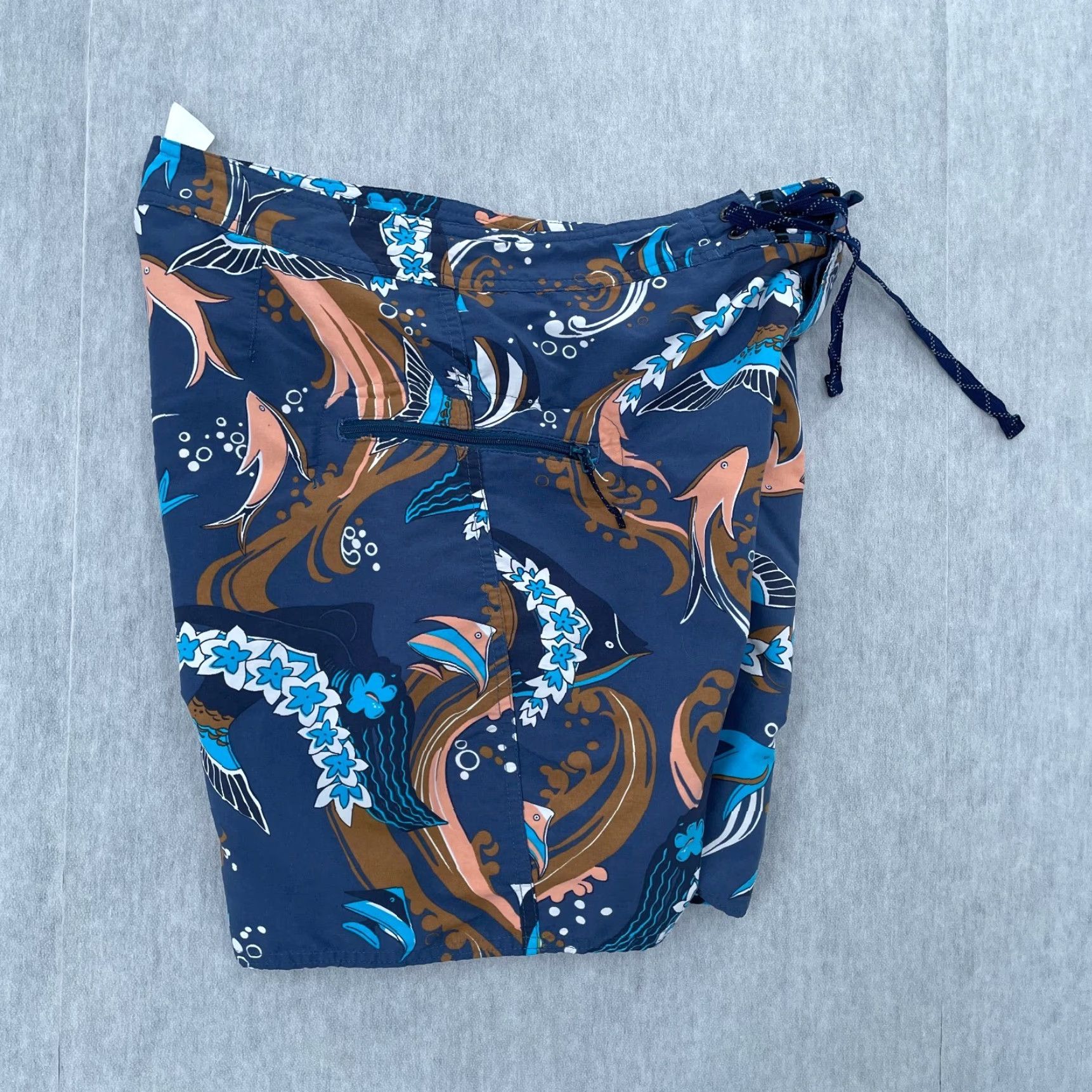 Patagonia Patagonia Shorts Adult 30 Blue Swim Trunks Lightweight Board Outdoors Fishes Men Size US 30 / EU 46 - 3 Thumbnail