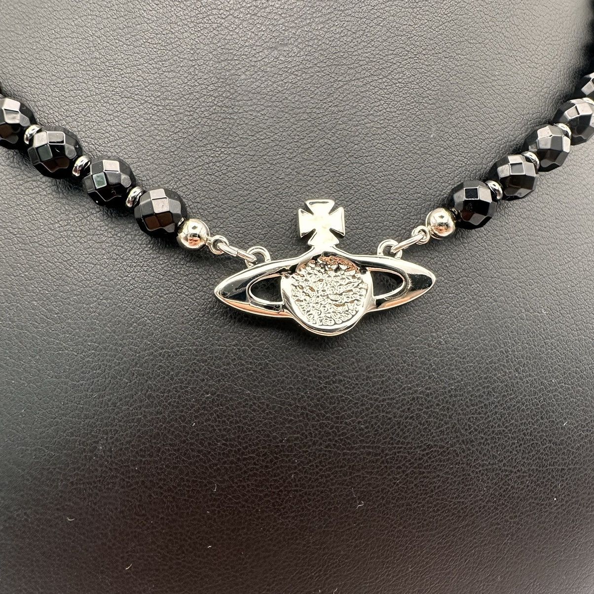 Vivienne Westwood Vivienne Westwood Rare Black Messaline Choker Necklace Size ONE SIZE - 3 Thumbnail