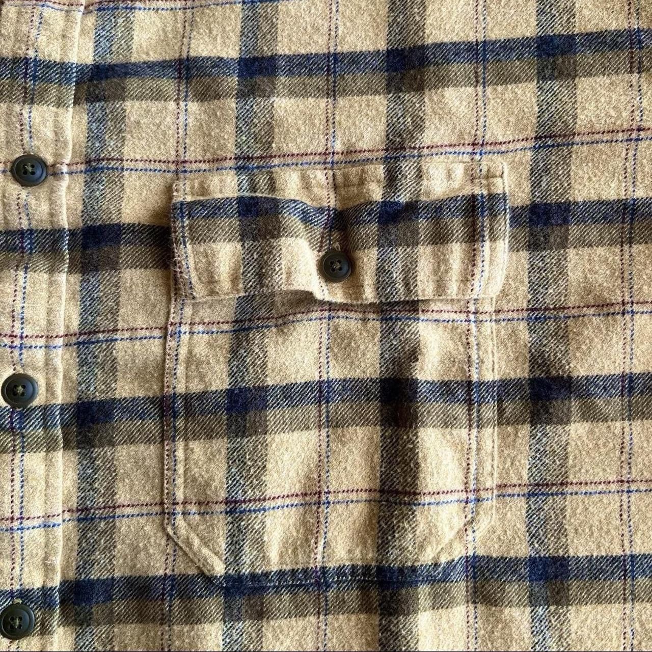 Izod Vintage Izod Flannel Shirt Mens XL Yellow Madras Check Flap Size US XL / EU 56 / 4 - 7 Thumbnail