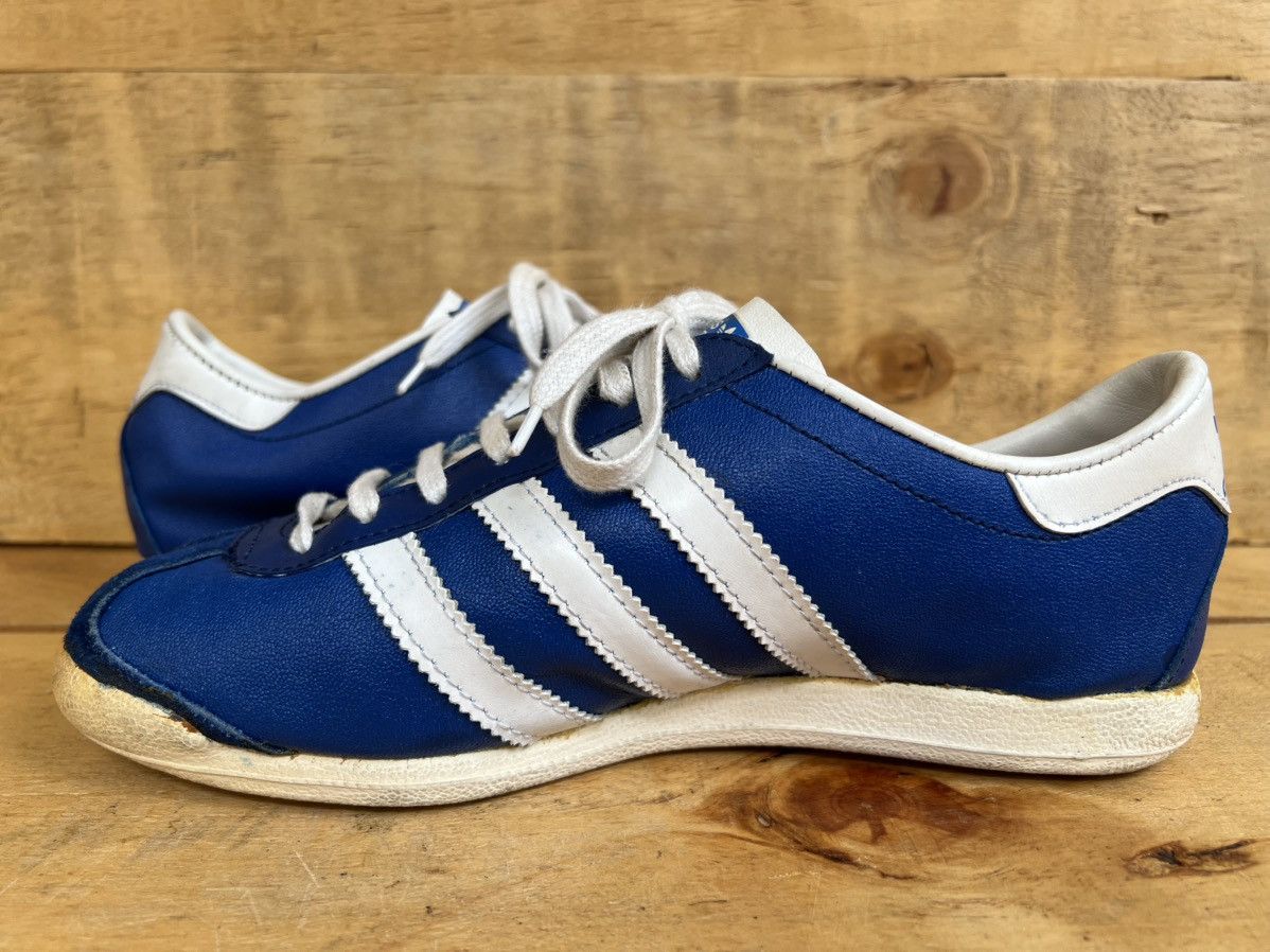 Adidas × Vintage VTG ADIDAS BLUE STRIKE MADE IN FRANCE SNEAKERS Size US 7 / EU 40 - 9 Thumbnail