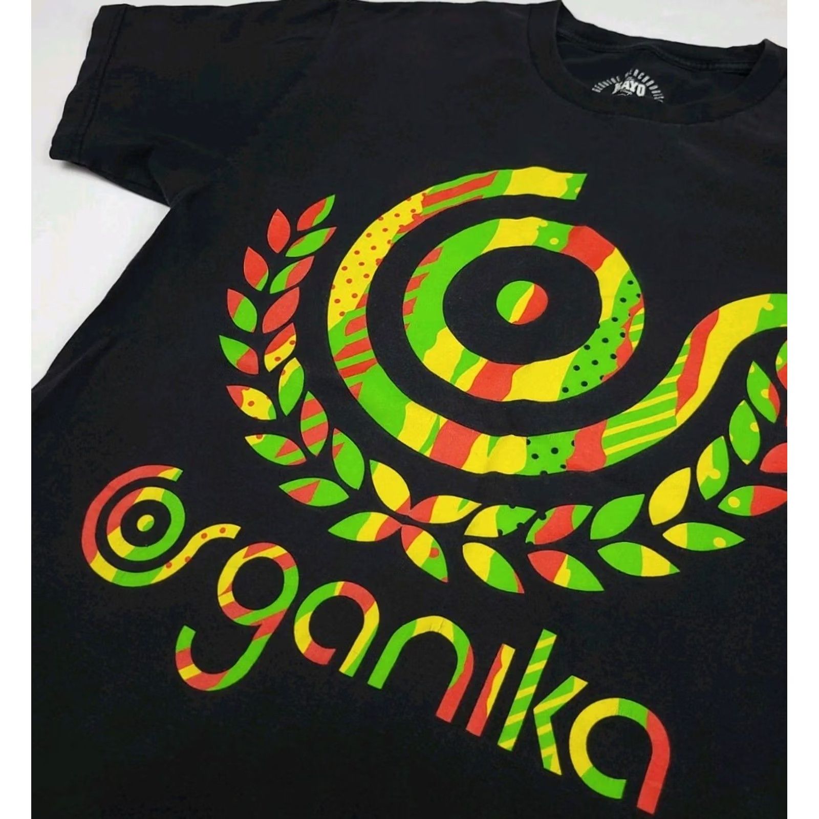 Logo 7 VINTAGE Kayo Organika Logo Print T Shirt Skateboarding Men L Black Crew Neck Short Sleeve Rasta 90s 2000s Skateboard Gear Size US L / EU 52-54 / 3 - 3 Thumbnail