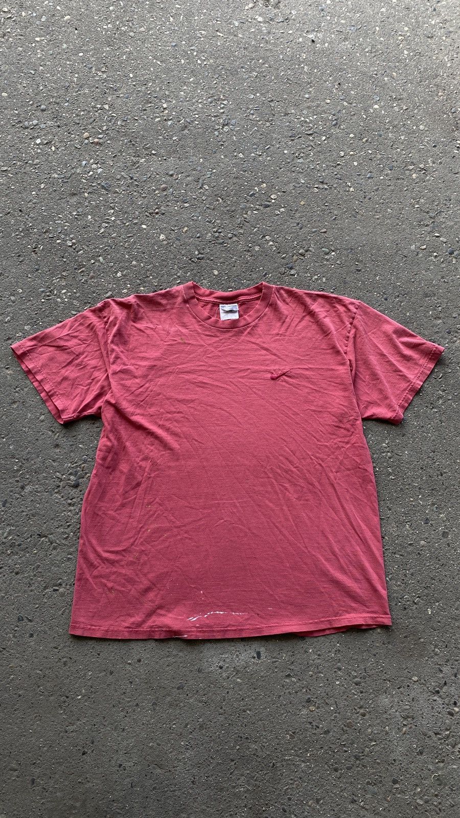 Nike × Vintage 90s Nike Mini Swoosh Tee Size US XL / EU 56 / 4 - 1 Thumbnail