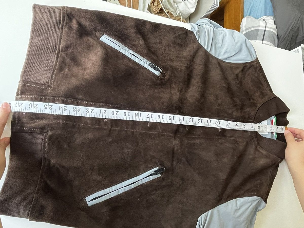Moschino Moschino Suede Leather Varsity Bomber Jacket Made In Italy Size US S / EU 44-46 / 1 - 15 Thumbnail