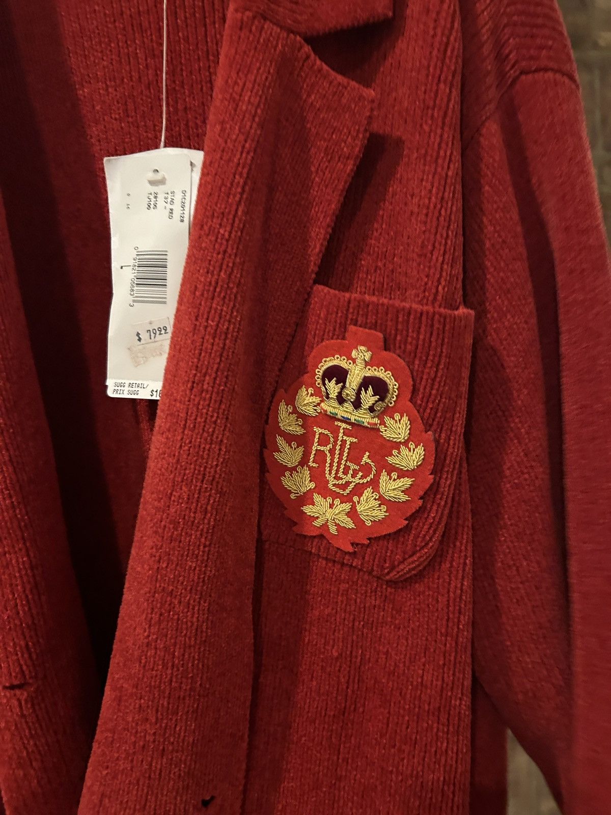 Ralph Lauren Vintage Lauren Ralph Lauren Red Cardigan Size L / US 10 / IT 46 - 3 Thumbnail