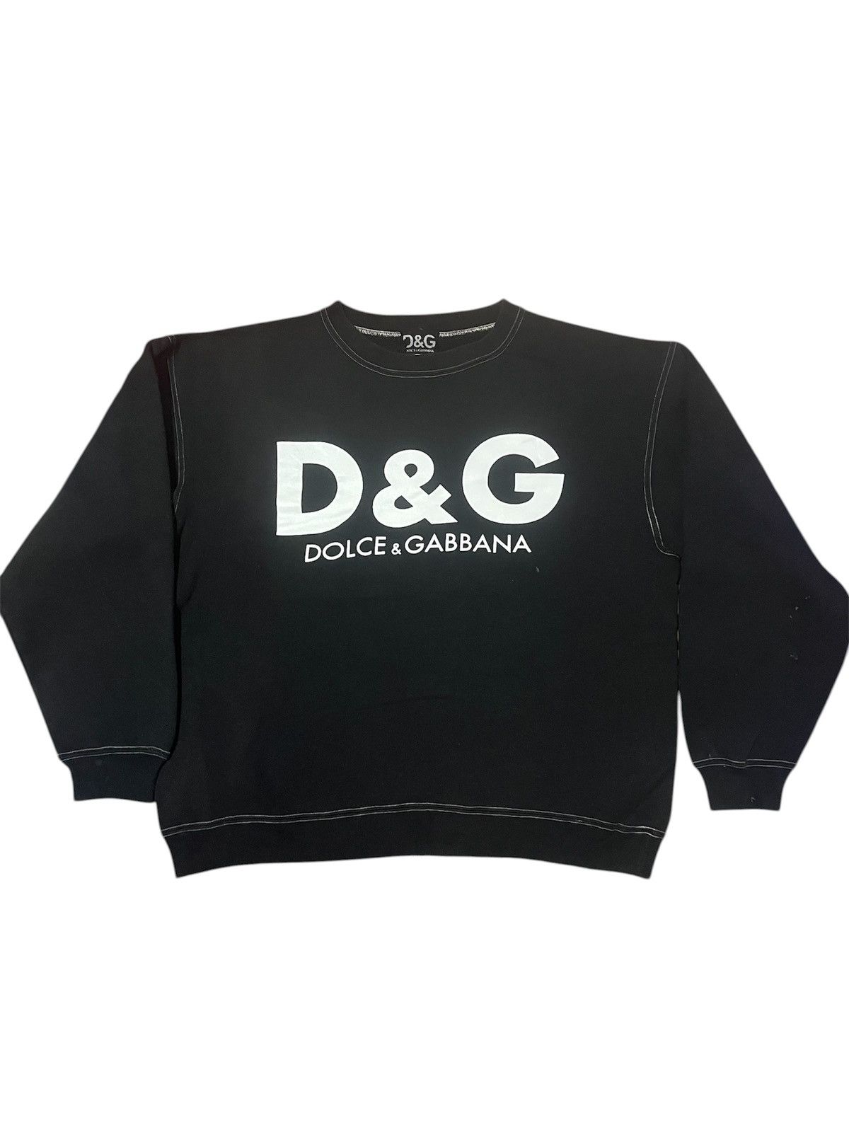 Dolce & Gabbana Vintage Dolce & Gabbana Spell Out Sweatshirt Size US M / EU 48-50 / 2 - 1 Thumbnail