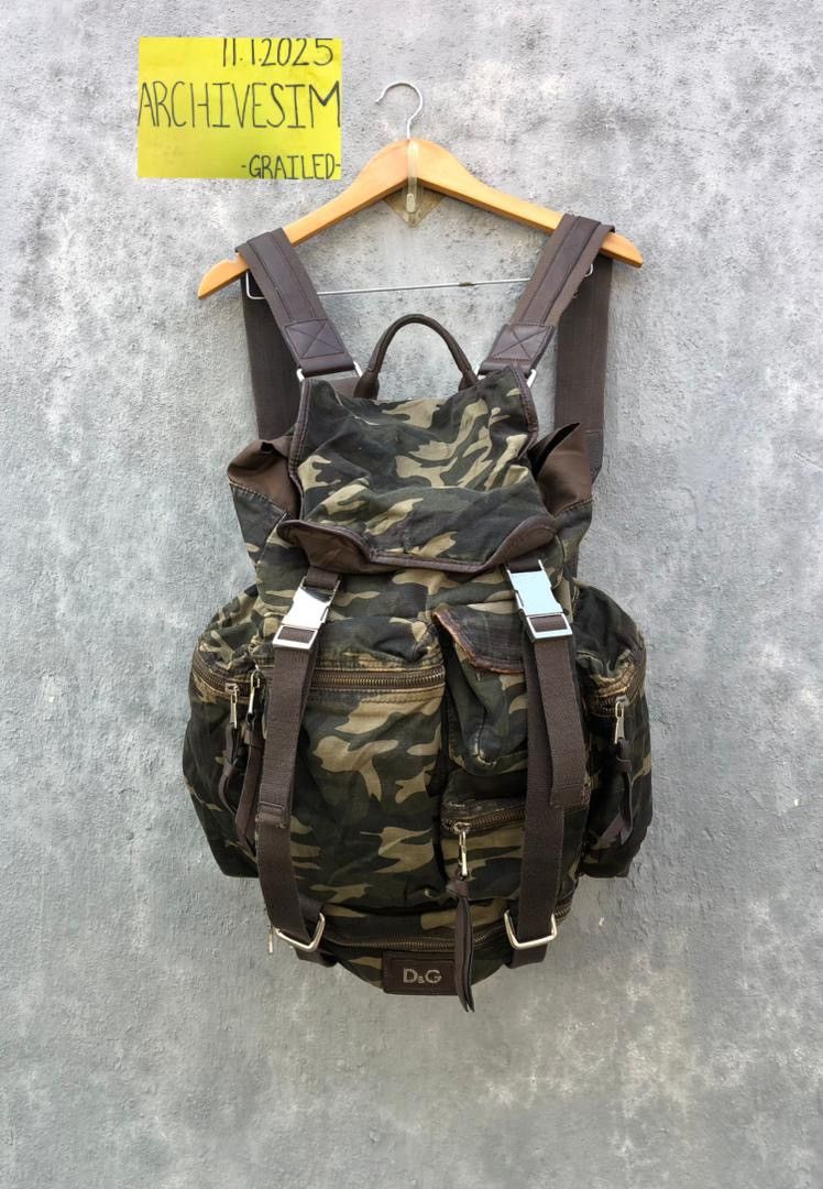 Dolce & Gabbana Dolce & Gabbana Camo Hunting Pocket Style Backpack Size ONE SIZE - 2 Thumbnail
