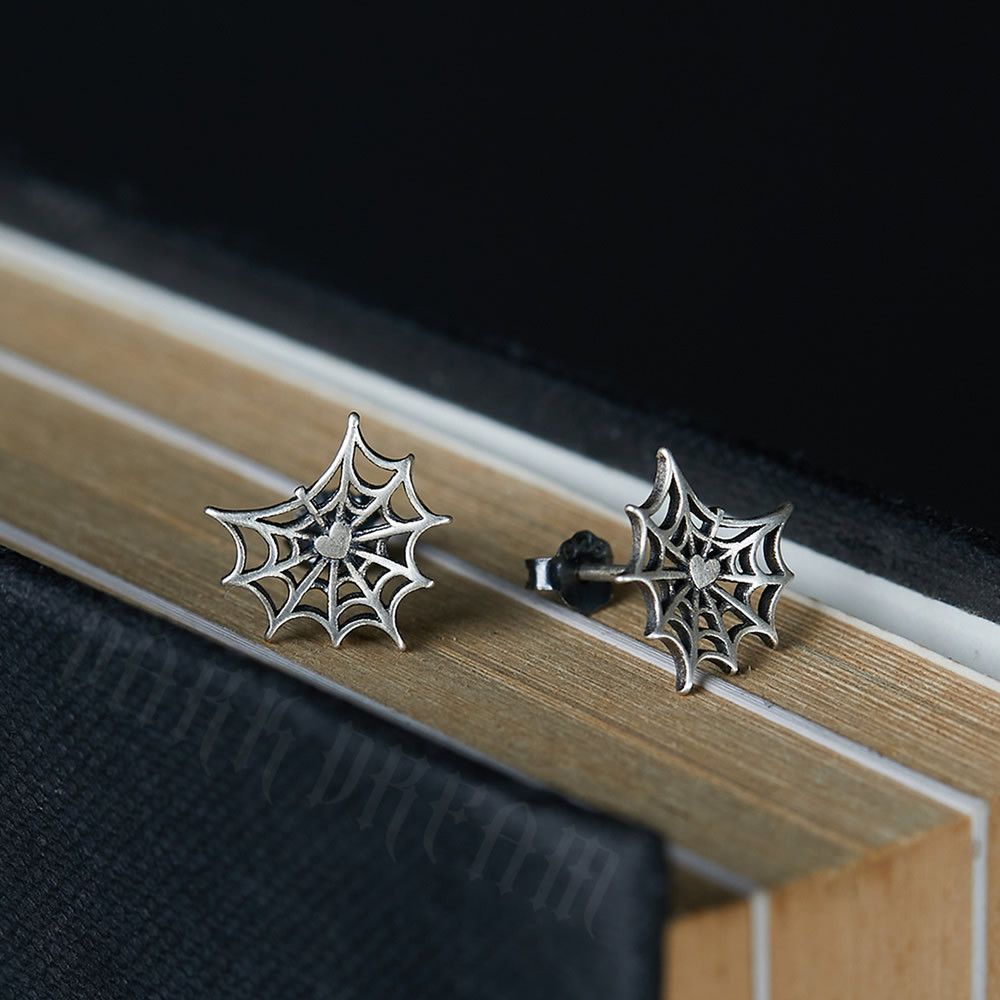 Jewelry Spider Future Earrings One Pairs Chrome Jewelry Size ONE SIZE - 2 Thumbnail