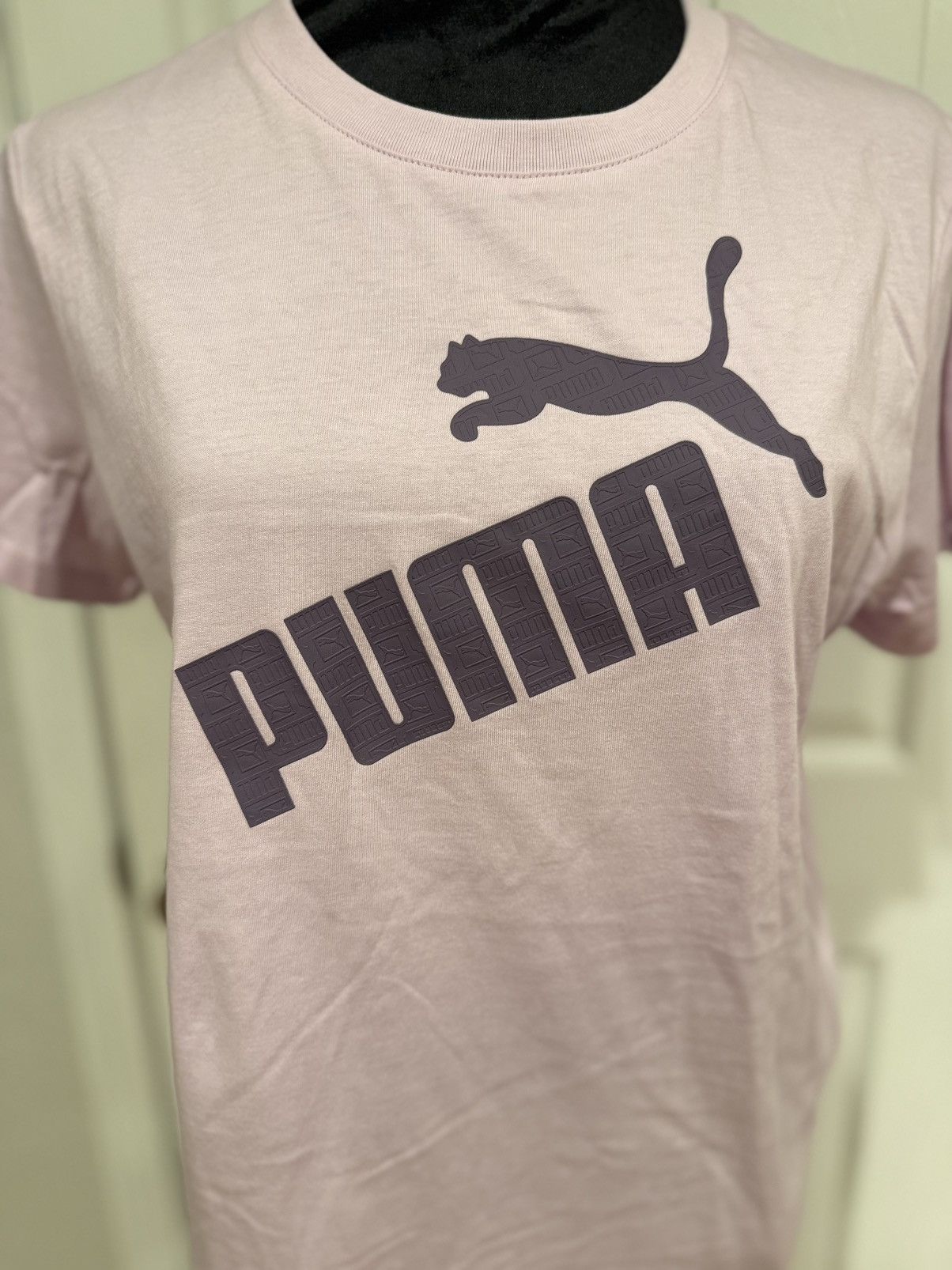 Puma Puma Pink Logo Graphic Crewneck Tee - Size Medium Size M / US 6-8 / IT 42-44 - 2 Thumbnail