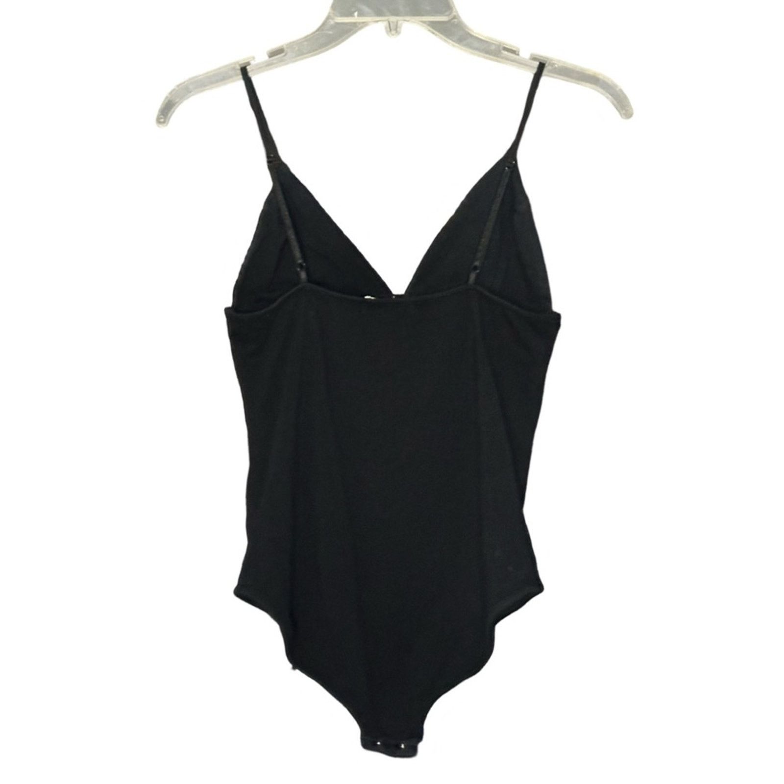 Pacsun LA Hearts Pacsun Black Cotton Corset Bodysuit Size M / US 6-8 / IT 42-44 - 3 Thumbnail