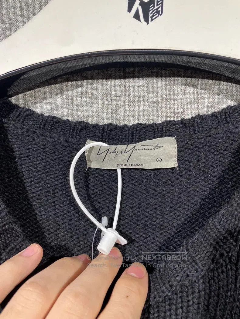 Yohji Yamamoto yohji yamamoto black oversized sweater. Size US L / EU 52-54 / 3 - 5 Thumbnail