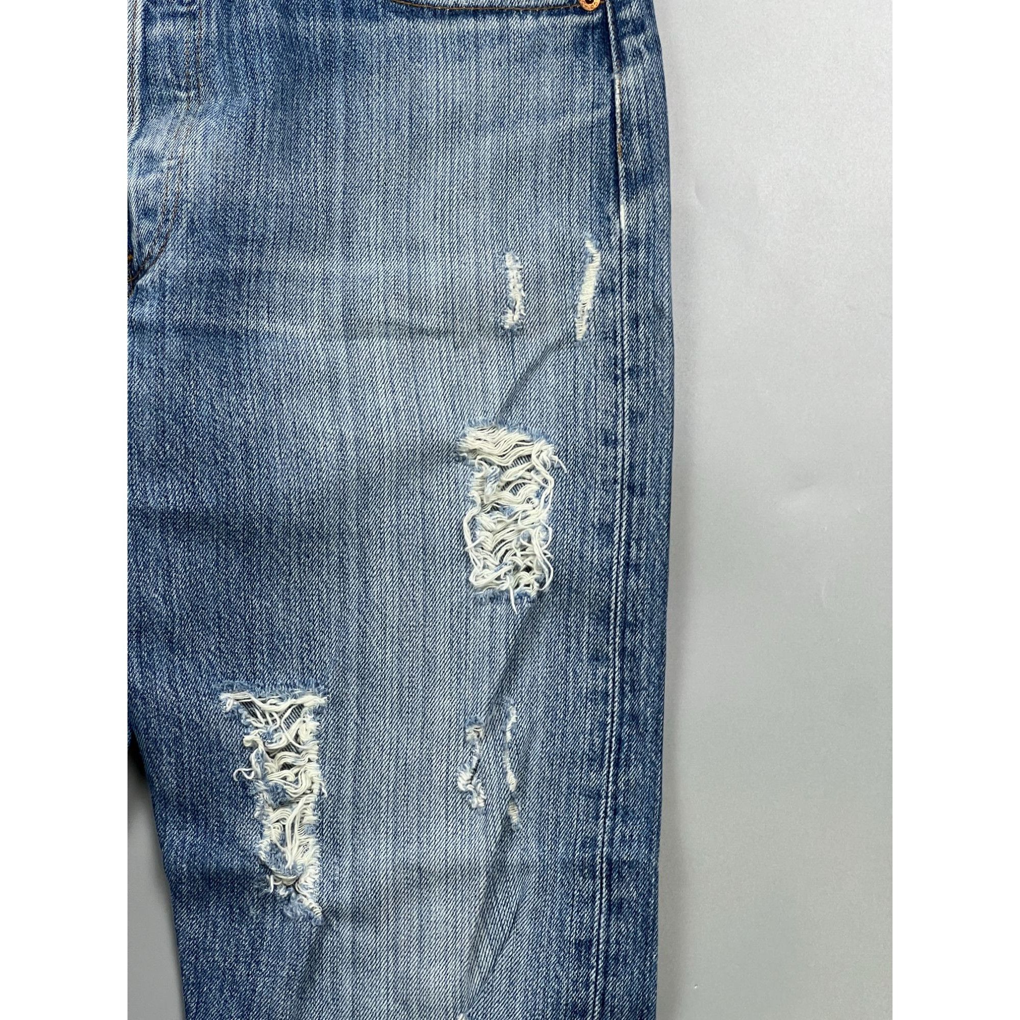 Levi's Levi’s 501 Reworked Distressed Denim Jeans Pants (Y0911) Size US 32 / EU 48 - 6 Thumbnail
