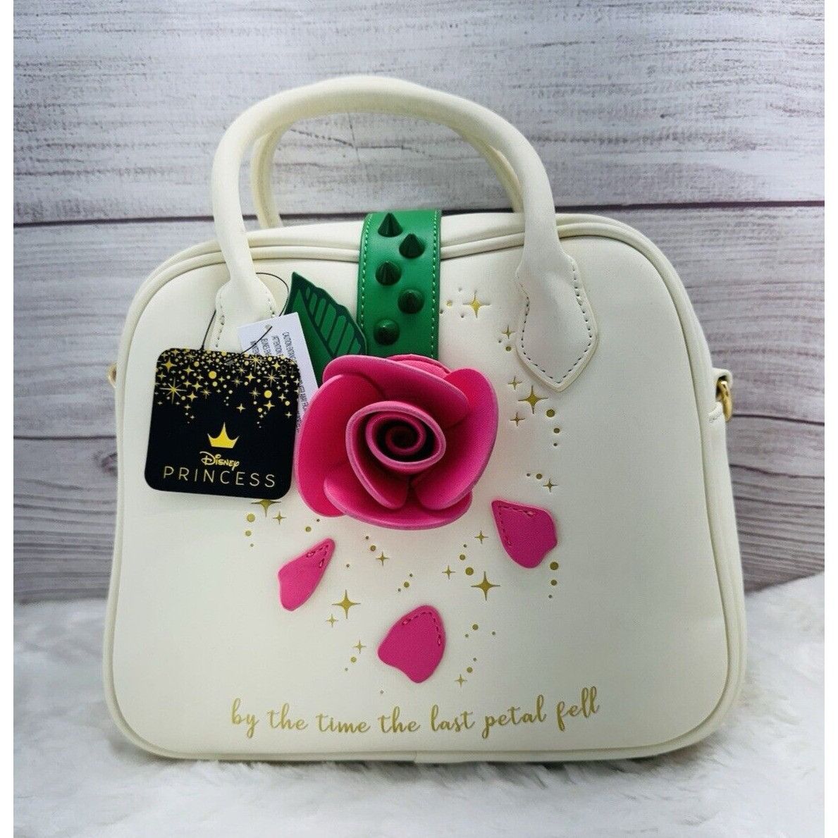 Disney Loungefly Disney Beauty & the Beast Belle Enchanted Rose Cro Size ONE SIZE - 1 Thumbnail