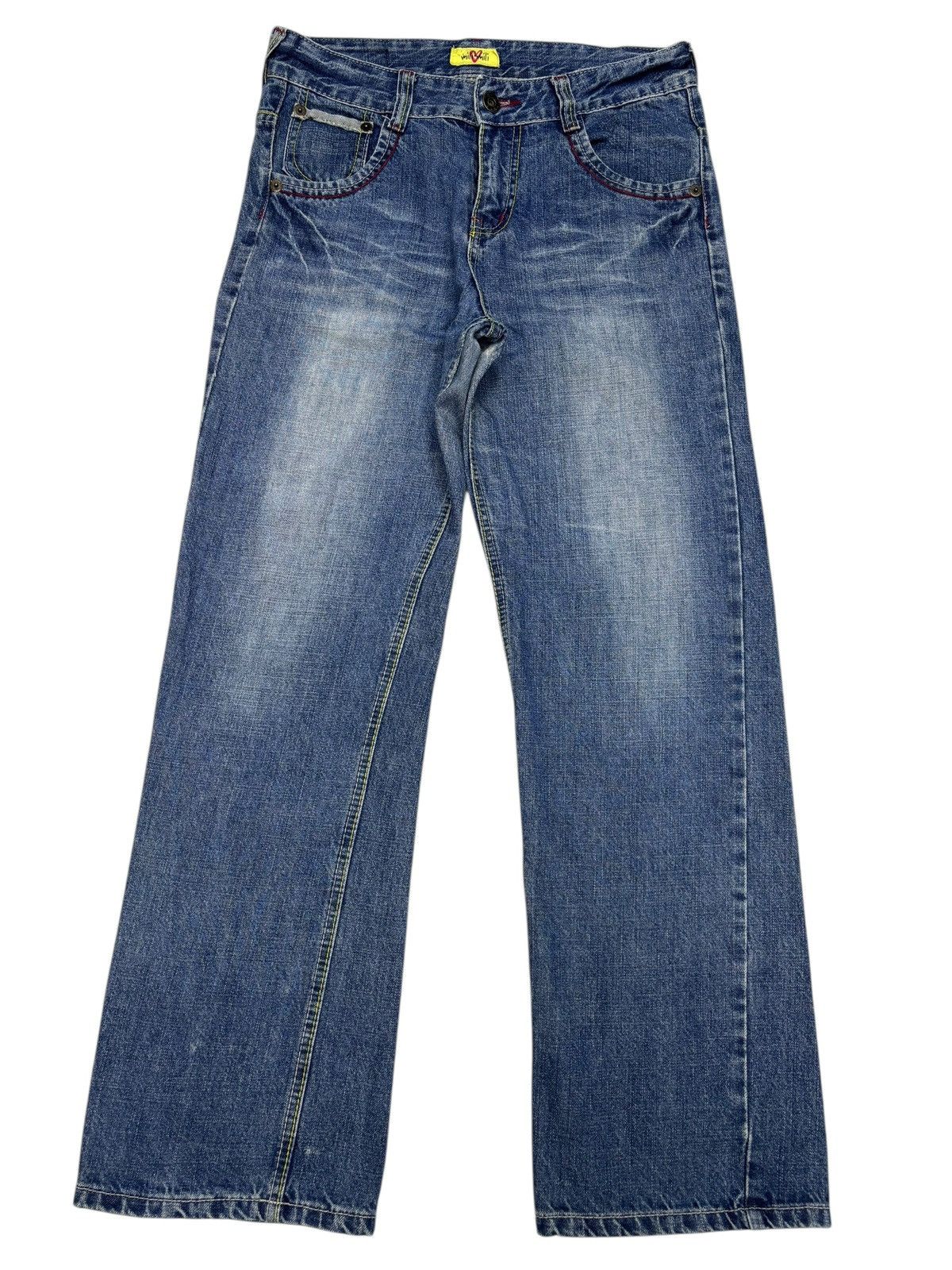 Tornado Mart FLARE JEANS MILI❤️MILI TORNADO MART STYLE 90s JAPANESE DENIM Size US 32 / EU 48 - 7 Thumbnail