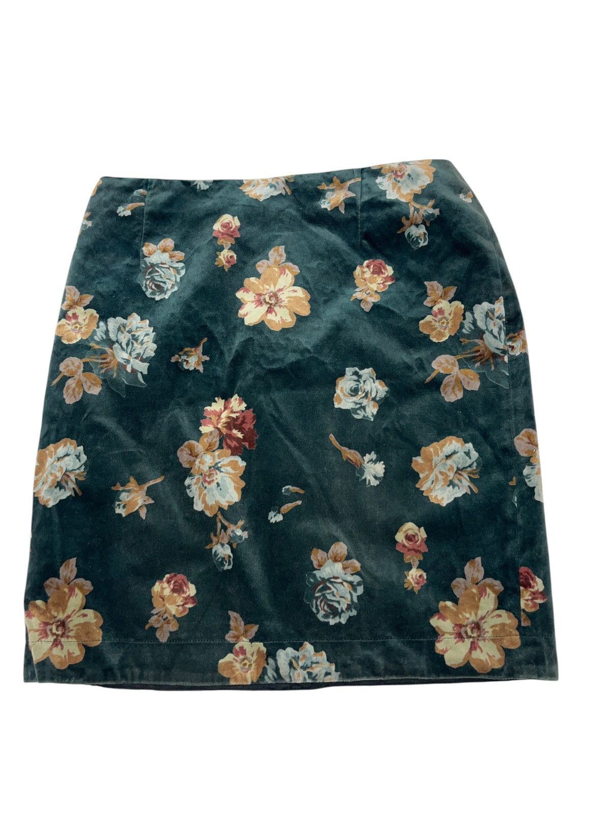 Kenzo × Vintage Vintage Kenzo Jungle Floral Velvet Jacket Skirt Suit Size S / US 4 / IT 40 - 13 Thumbnail