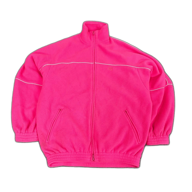 Balenciaga balenciaga pink fleece zip Size US M / EU 48-50 / 2 - 1 Thumbnail