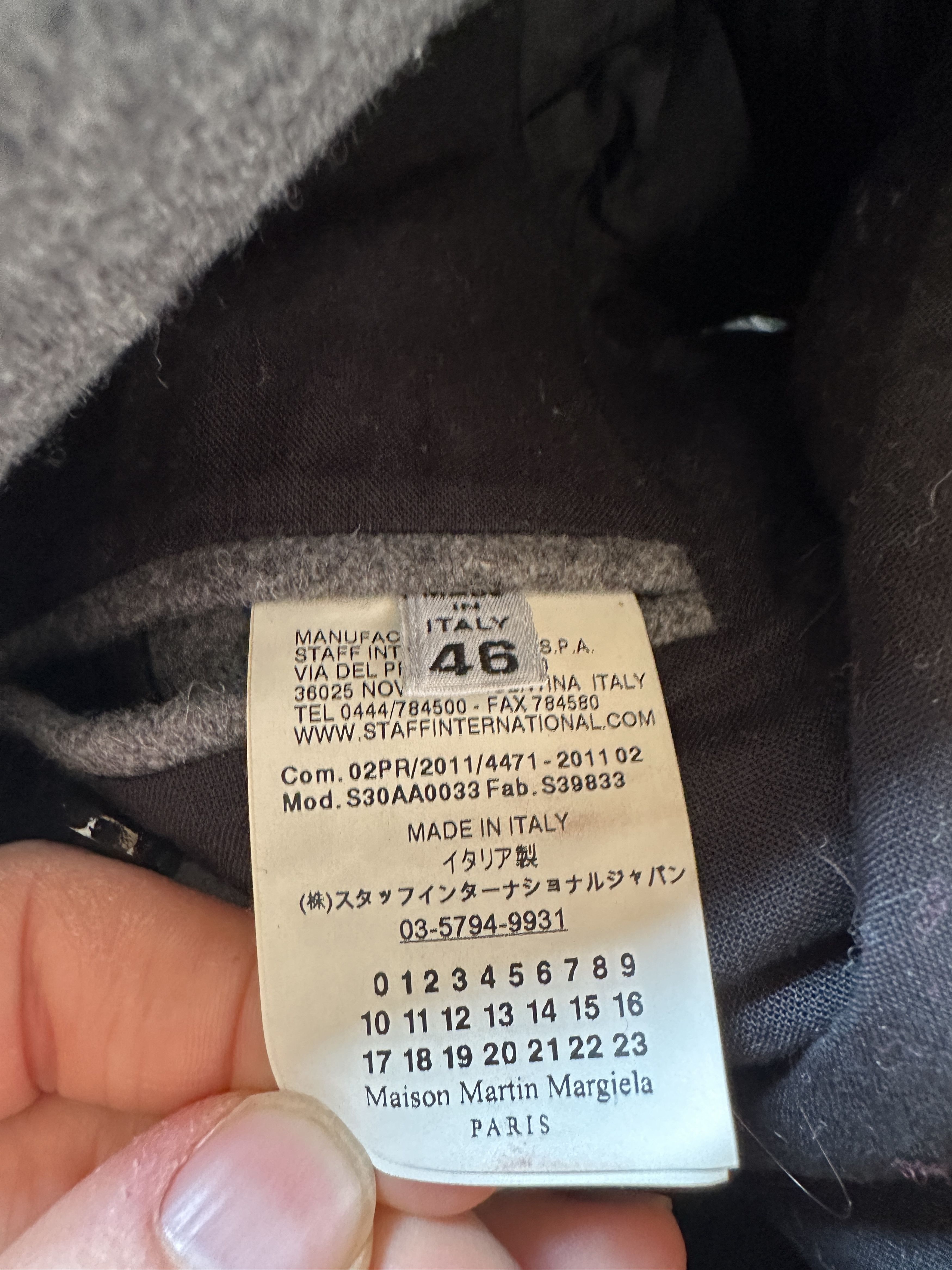 Maison Margiela Maison Margiela Wool Coat Size US S / EU 44-46 / 1 - 5 Thumbnail