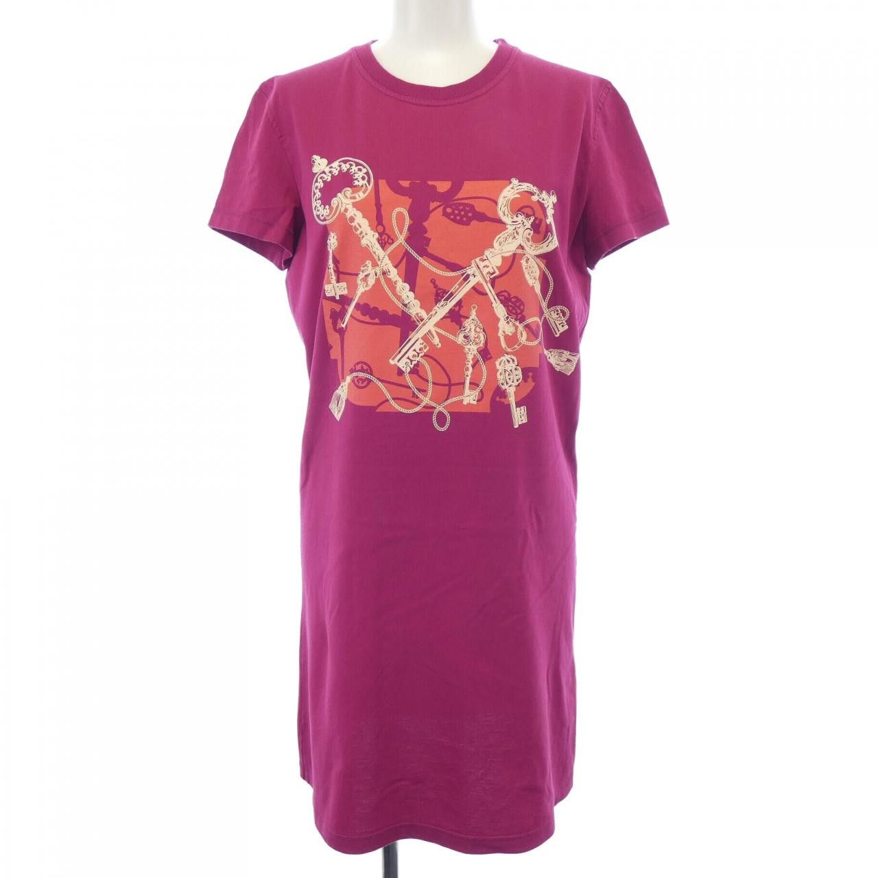 Hermes Hermes Hermès CARTOUCHE DRESS Dress34 Others Dresses DUTY FREE for USA Size ONE SIZE - 1 Thumbnail