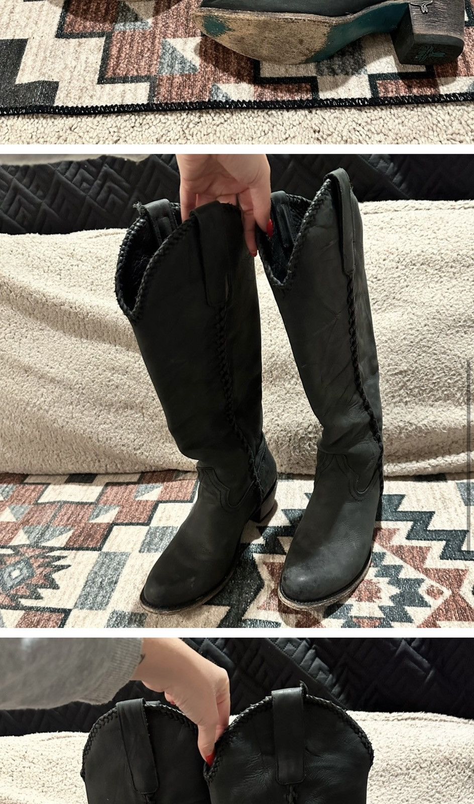 Cowboy Equipment Lanes Western Wear Plain Jane Boot Size US 7.5 / IT 37.5 - 5 Thumbnail