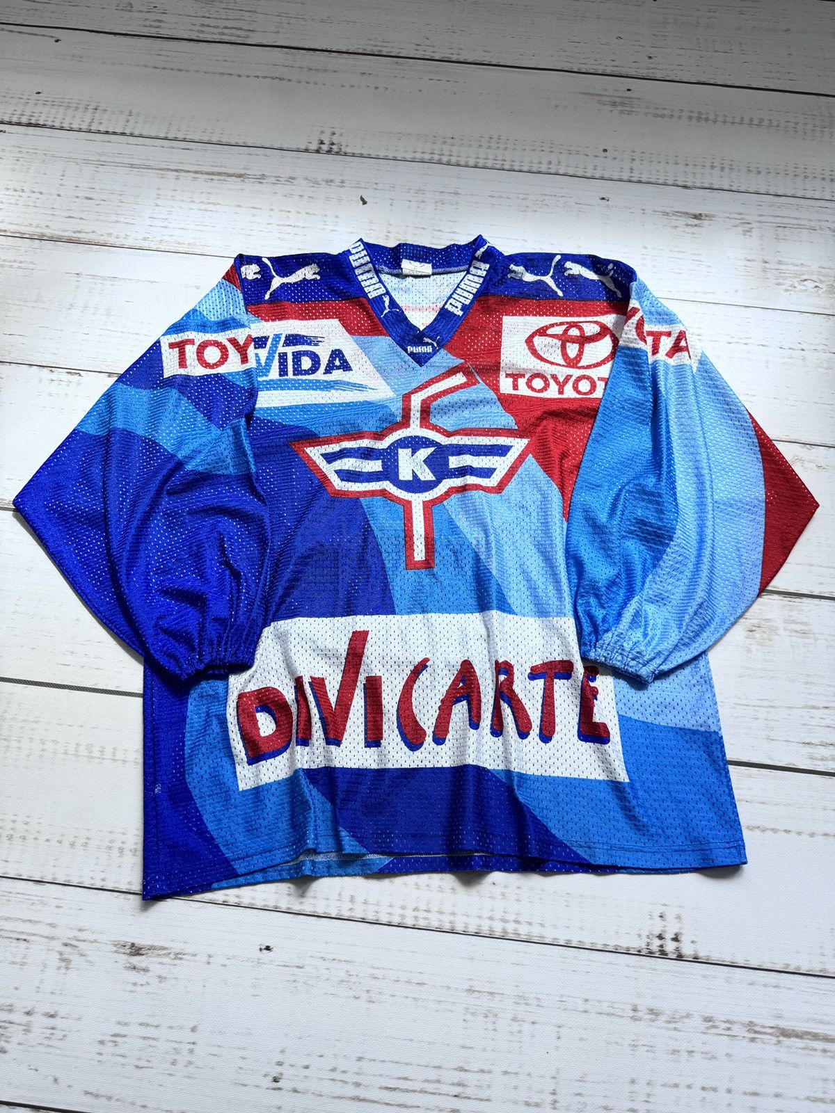 Puma Kloten Flyers Puma Hockey Jersey Reto Pavoni Autograph Size US XL / EU 56 / 4 - 1 Thumbnail