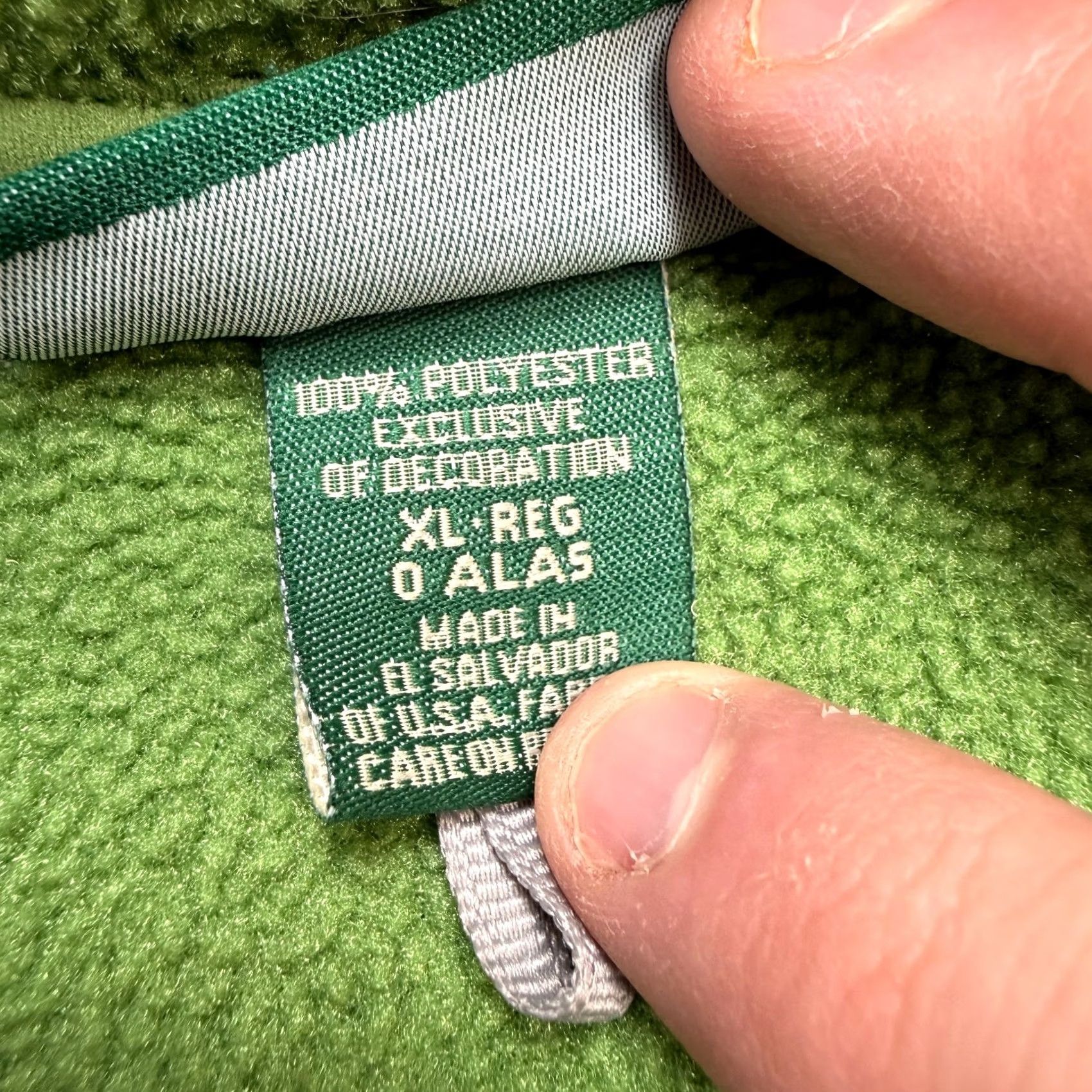 Vintage VINTAGE L.L. Bean Jacket Men XL Green Fleece Short Zip Lightweight Casual Windbreaker Pockets - Regular Fit Size US XL / EU 56 / 4 - 5 Thumbnail