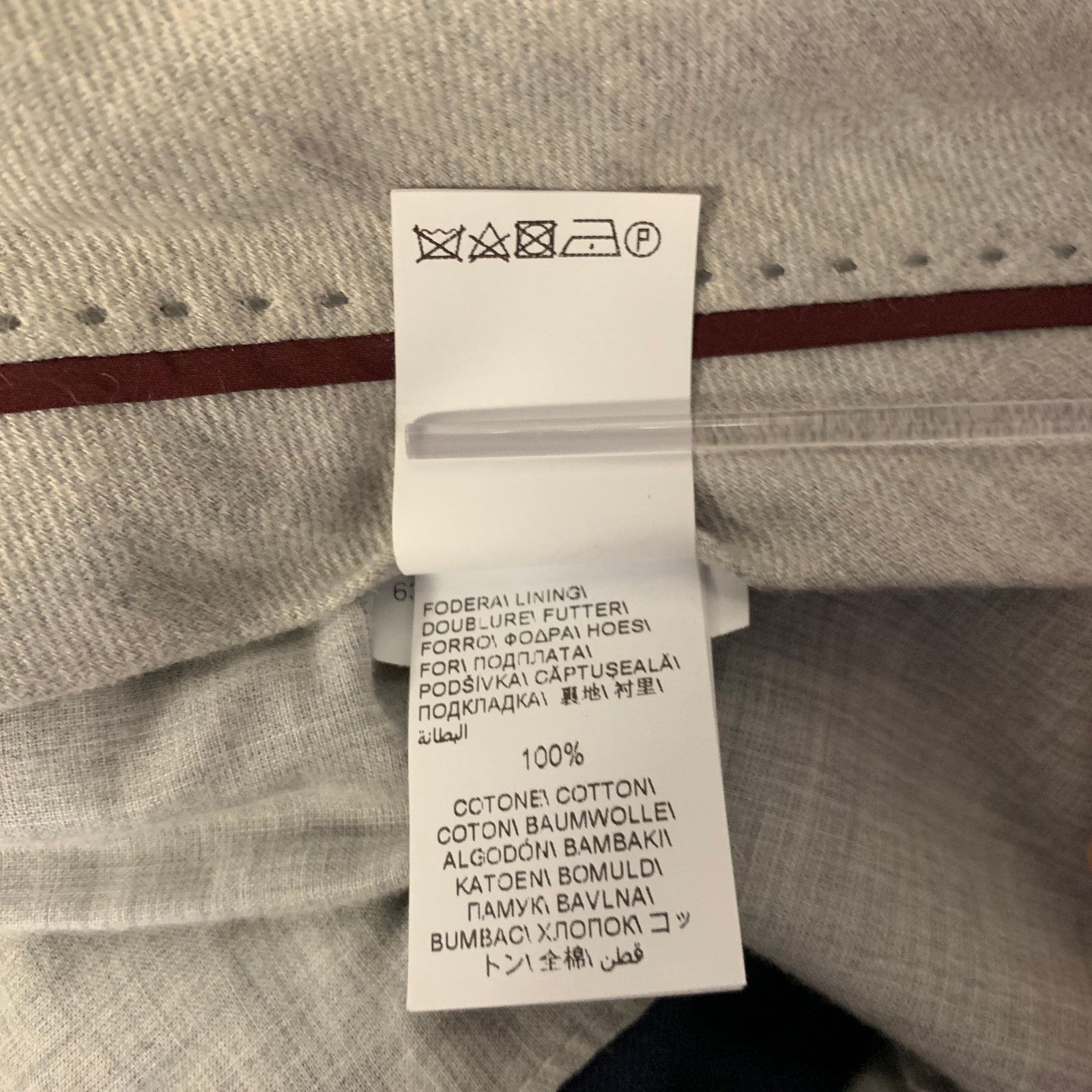 Brunello Cucinelli BRUNELLO CUCINELLI Size 40 Navy Wool Notch Lapel Suit Size 40R - 12 Thumbnail