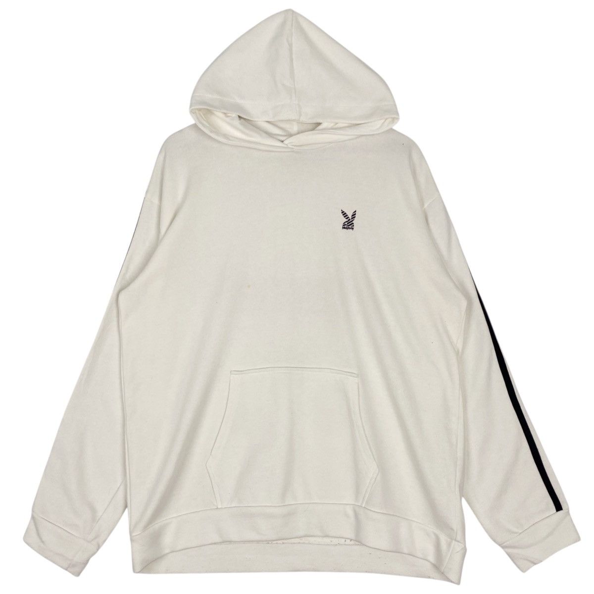 Other Vintage Playboy Embroidered Hoodie White Pullover Jumper M Size US M / EU 48-50 / 2 - 1 Thumbnail