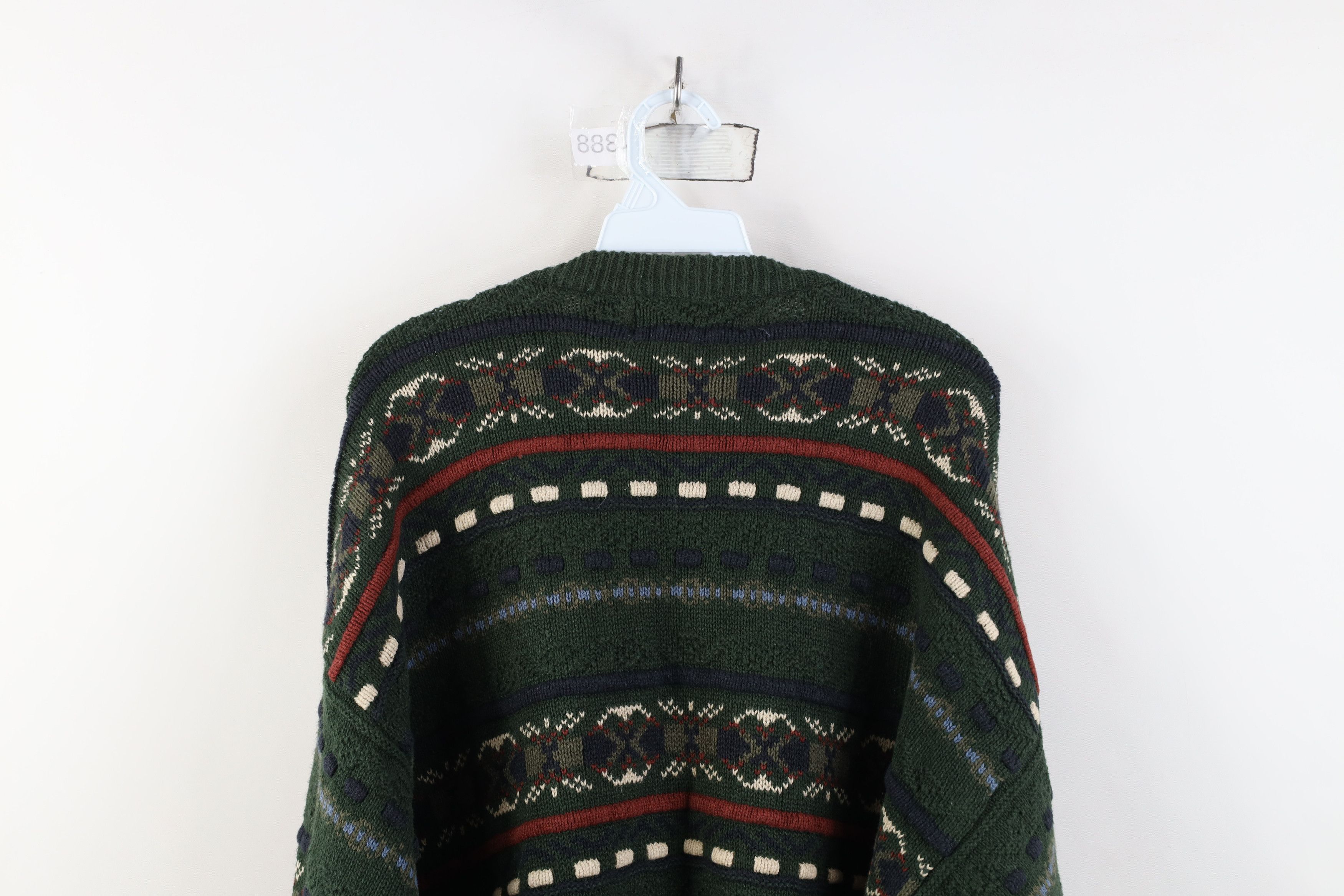 Vintage Vintage 90s Streetwear Coogi Style Fair Isle Knit Sweater Size US XL / EU 56 / 4 - 9 Thumbnail