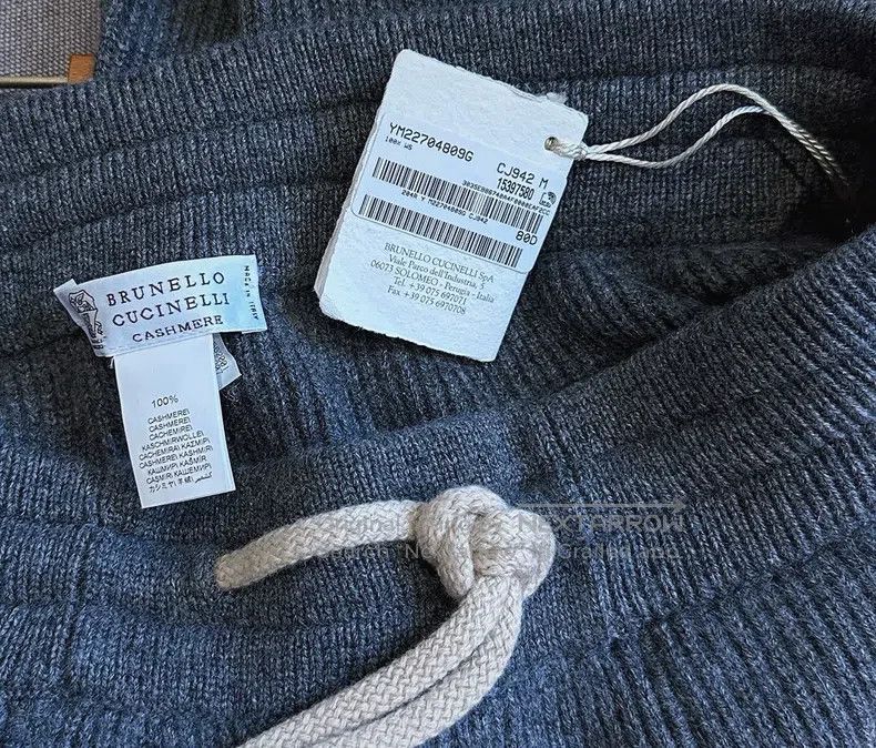 Brunello Cucinelli Brunello Cucinelli size M English ribbed cashmere sweatpant Size US 30 / EU 46 - 6 Thumbnail